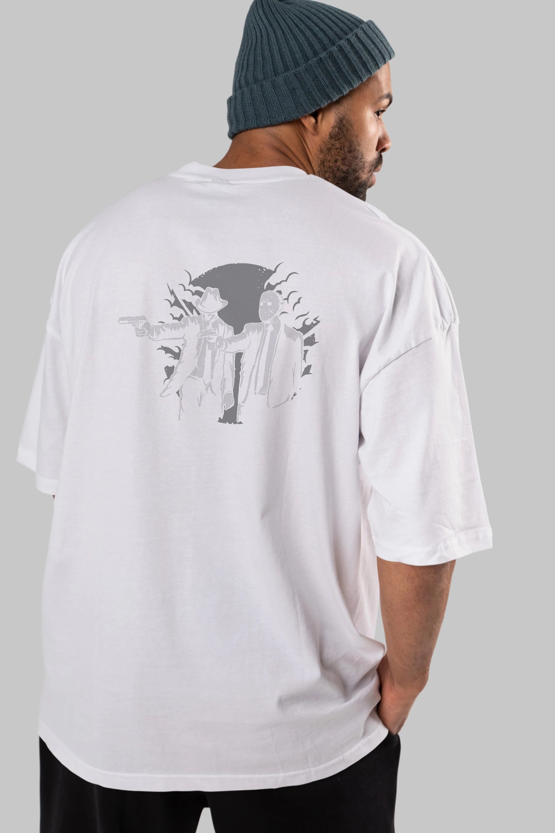 Pulp Killer Arka Baskılı Oversize t-shirt Erkek Kadın Unisex %100 Pamuk