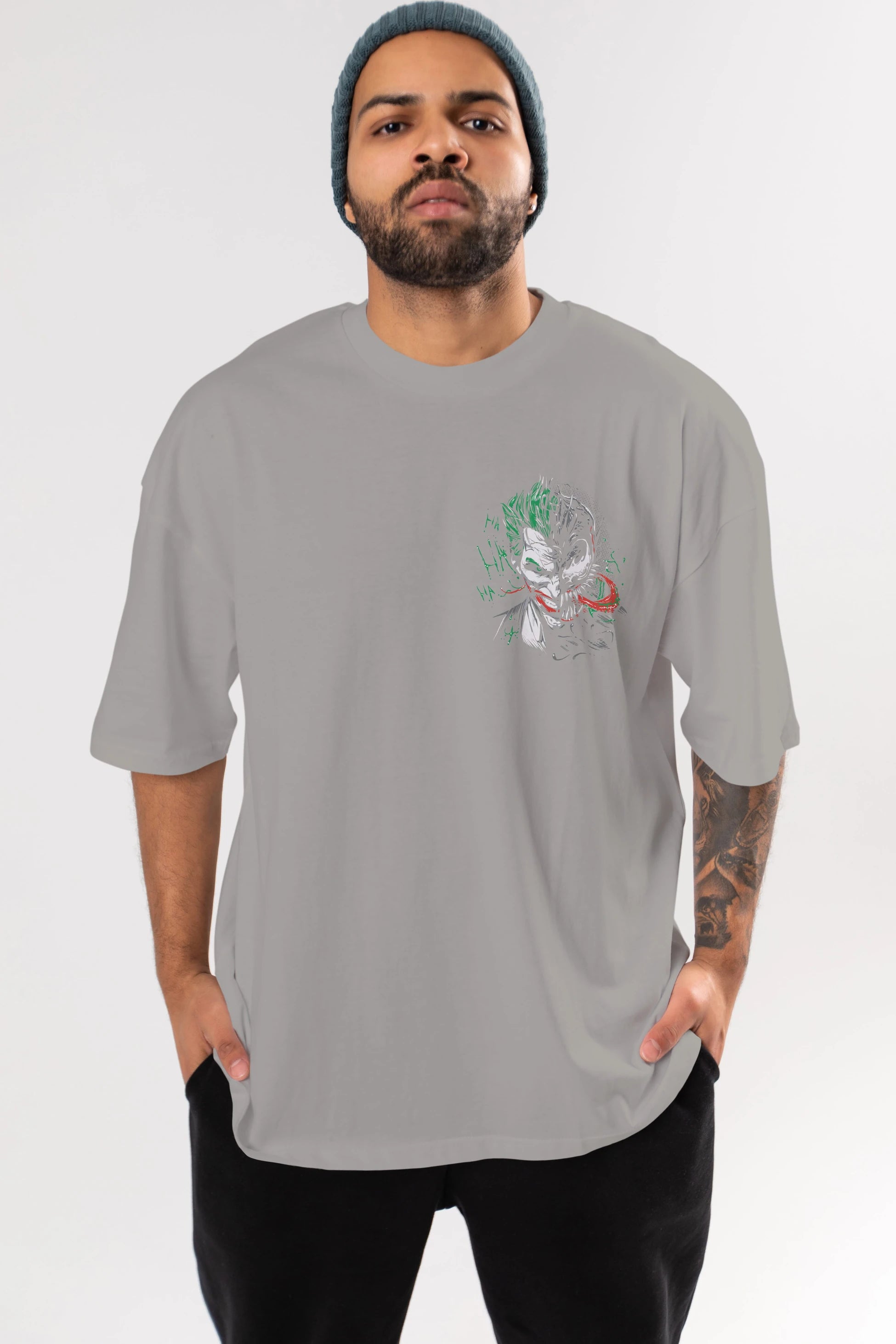 Venom (16) Ön Sol Baskılı Oversize t-shirt Erkek Kadın Unisex %100 Pamuk Bisiklet Yaka tişort