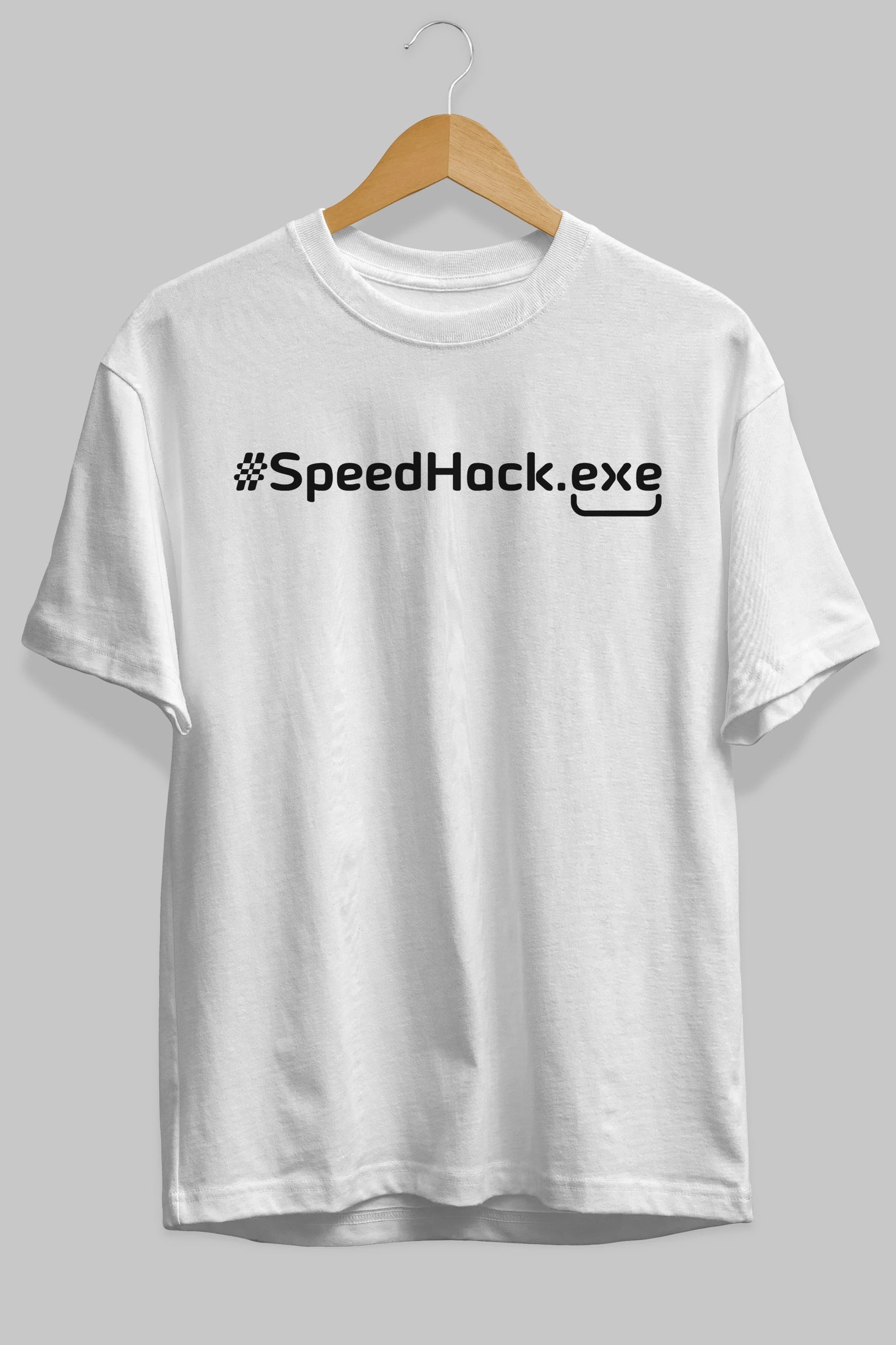 Speedhackexe Ön Baskılı Oversize t-shirt %100 pamuk Erkek Kadın Unisex