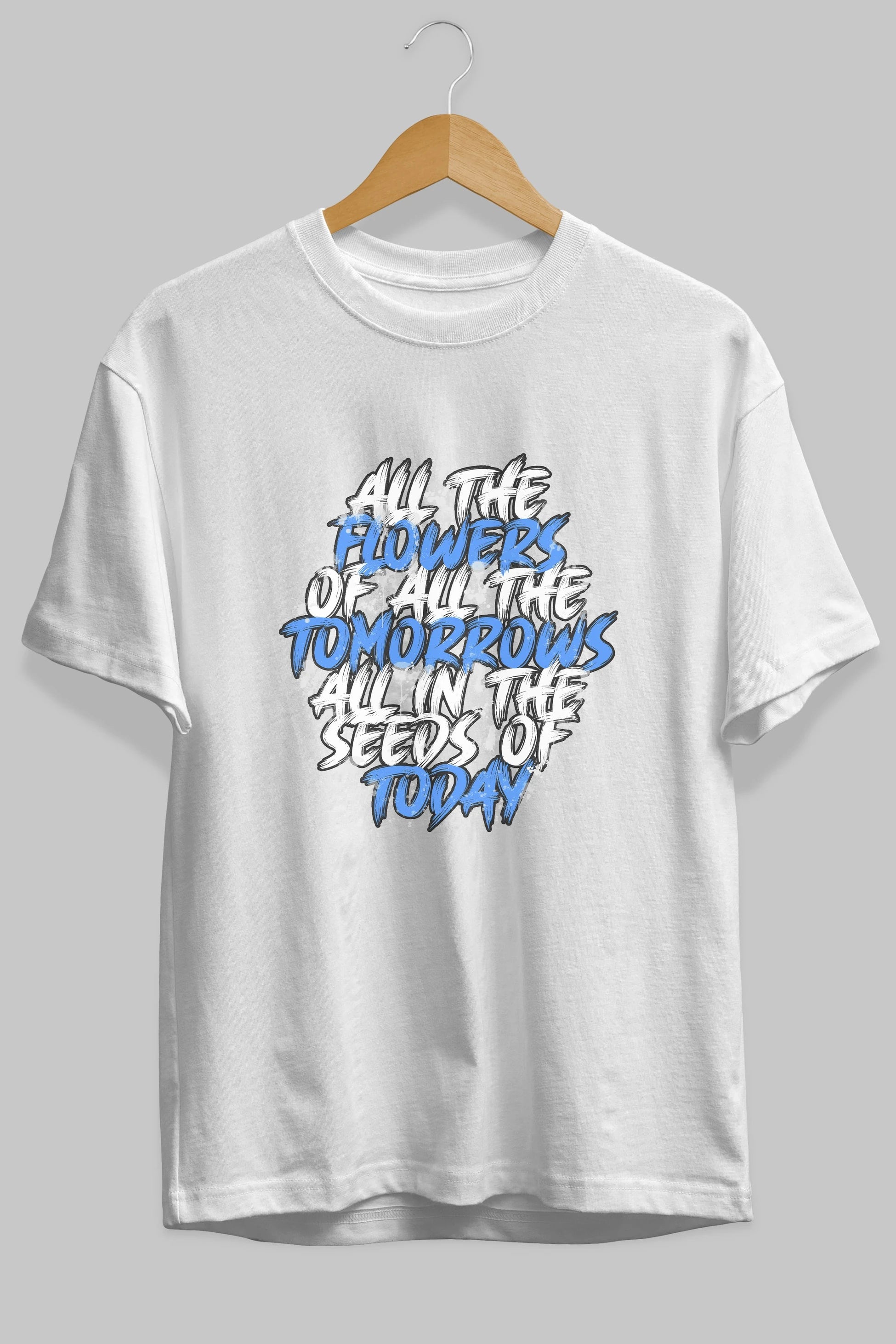 All The Flowers Of All The Tomorrows Ön Baskılı Oversize t-shirt Erkek Kadın Unisex
