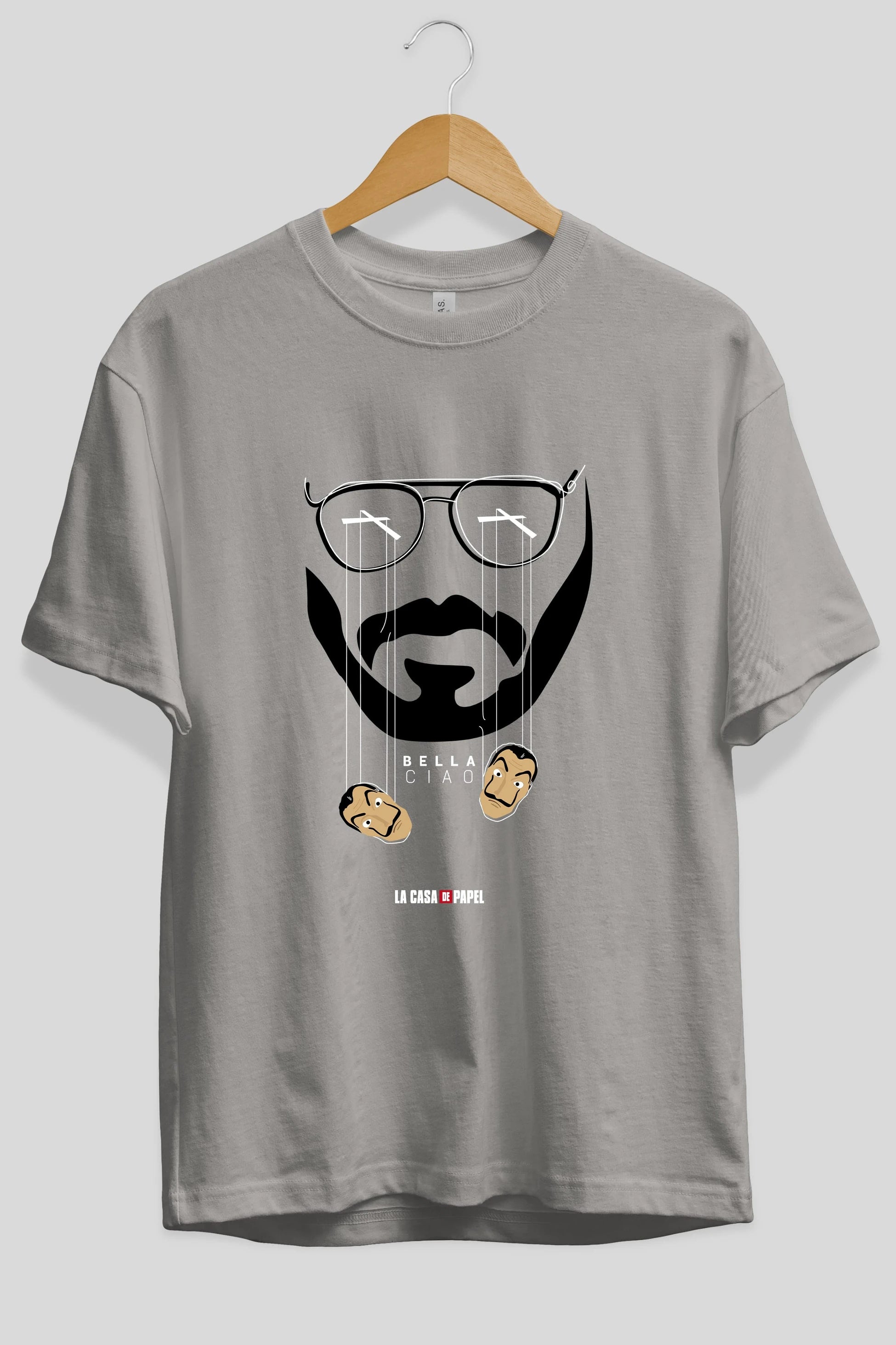 La Casa De Papel (11) Ön Baskılı Oversize t-shirt Erkek Kadın Unisex %100 Pamuk Bisiklet Yaka tişort
