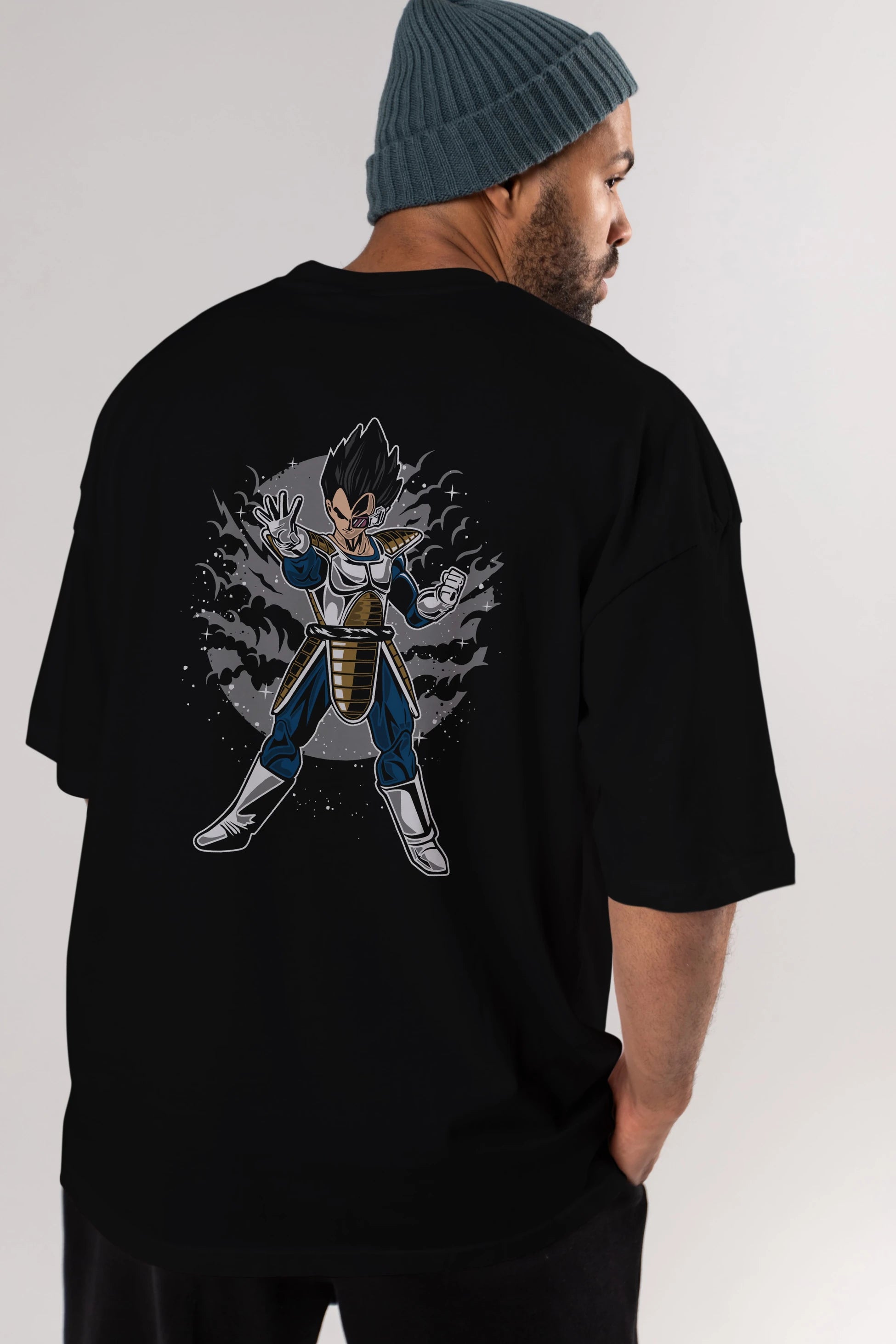 VEGETA Arka Baskılı Oversize t-shirt Erkek Kadın Unisex %100 Pamuk