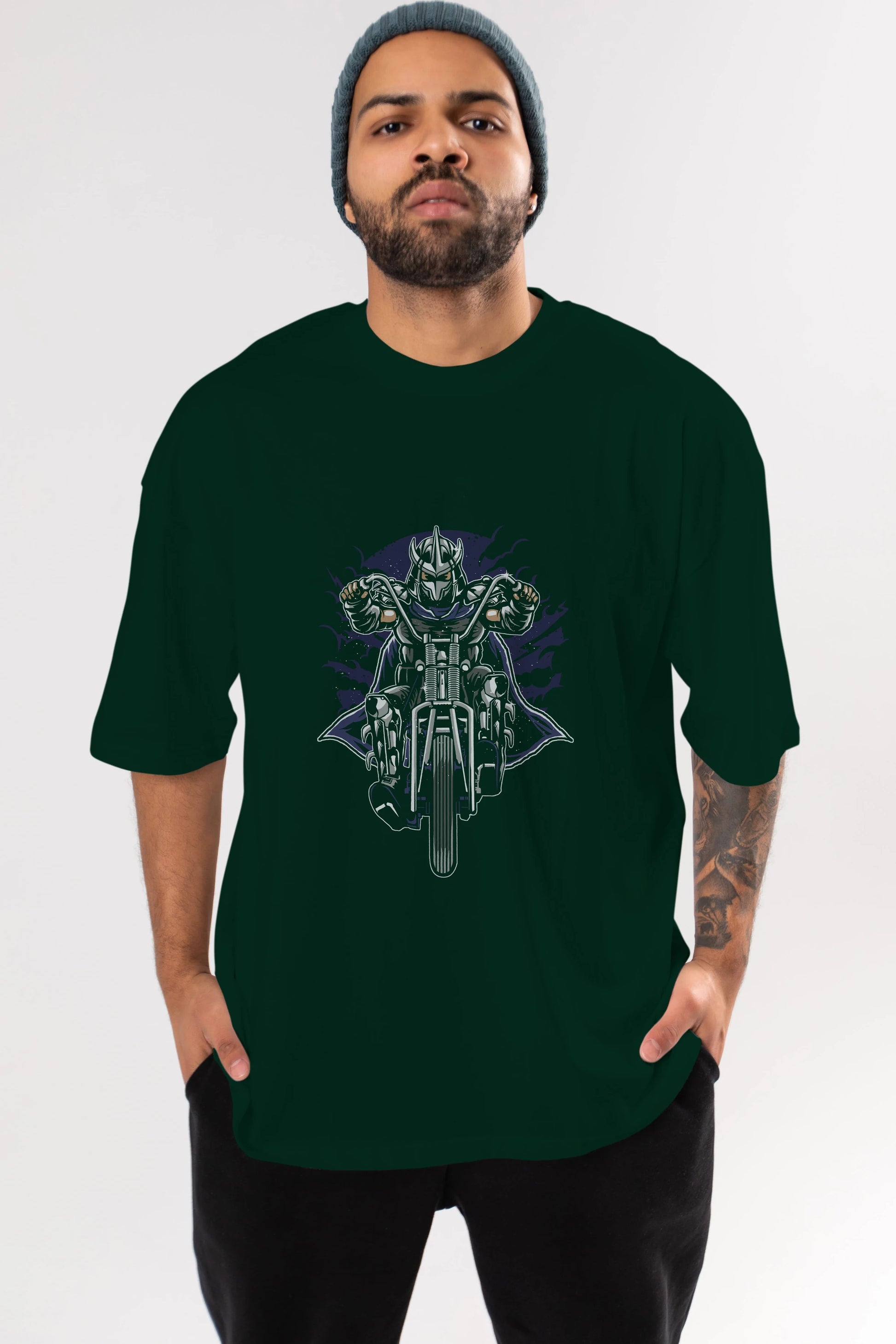 Shred Chopper Ön Baskılı Oversize t-shirt Erkek Kadın Unisex %100 Pamuk tişort