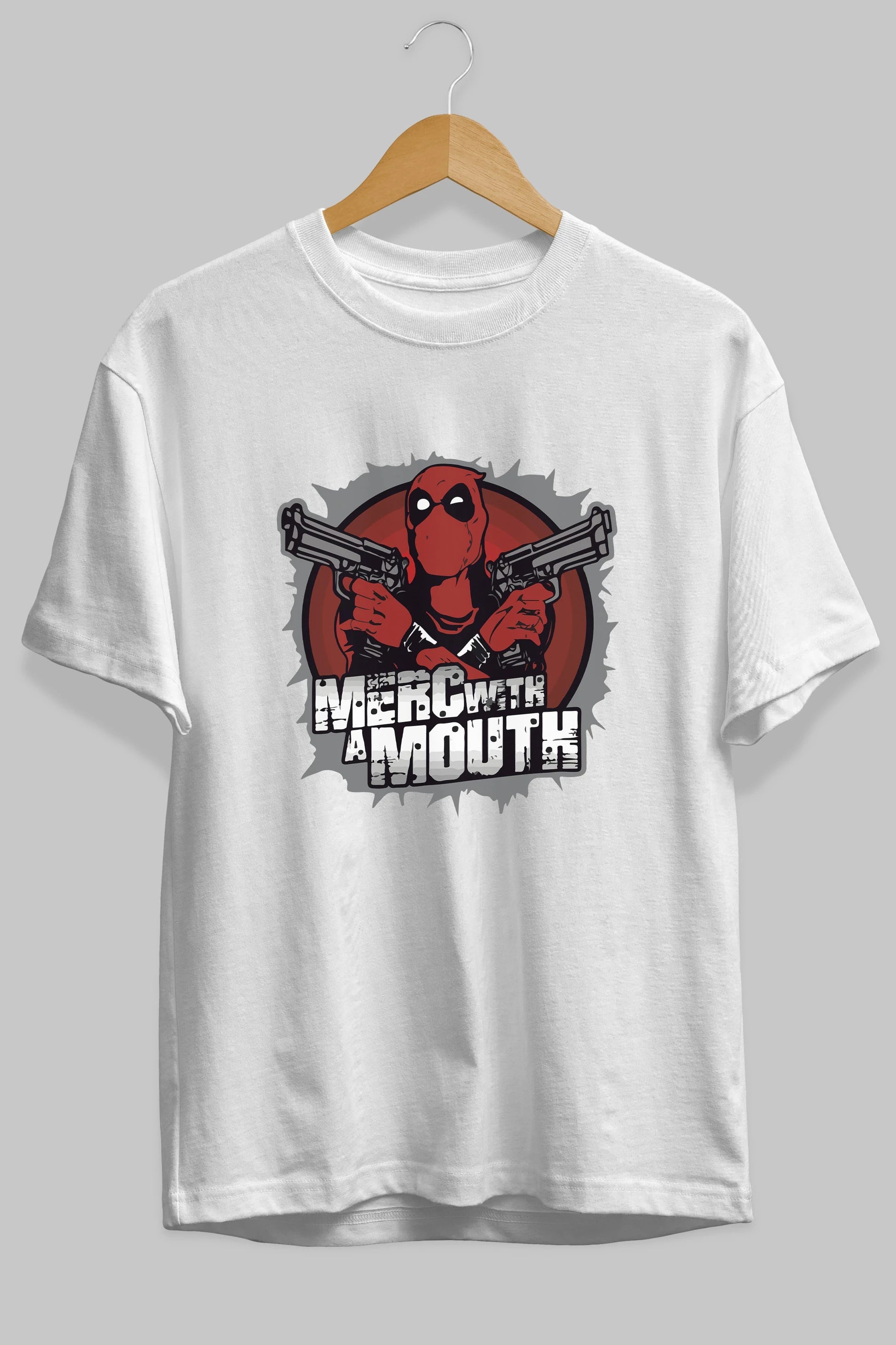 Deadpool (13) Ön Baskılı Oversize t-shirt Erkek Kadın Unisex %100 Pamuk Bisiklet Yaka tişort