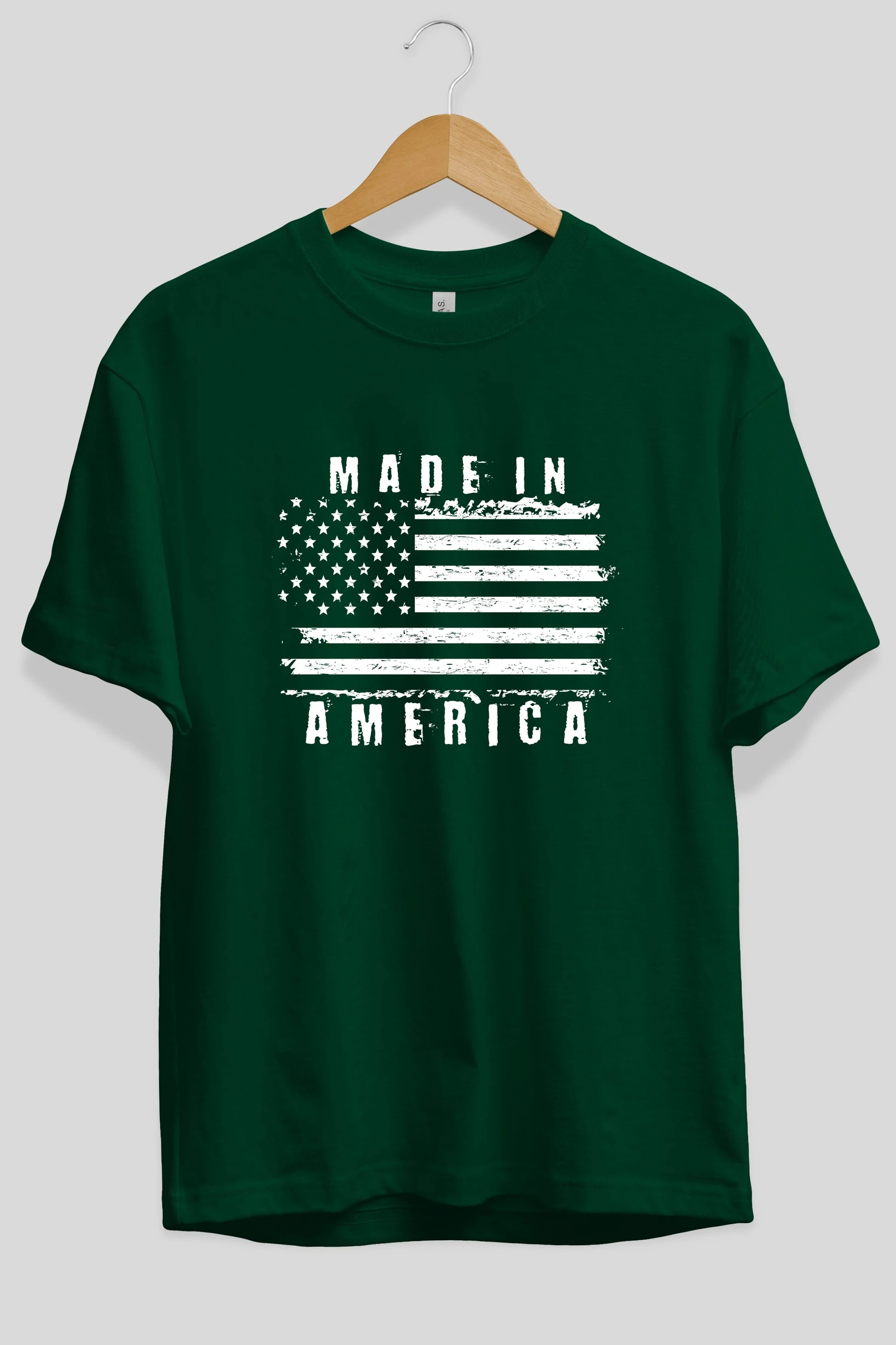 Made in America Ön Baskılı Oversize t-shirt Erkek Kadın Unisex