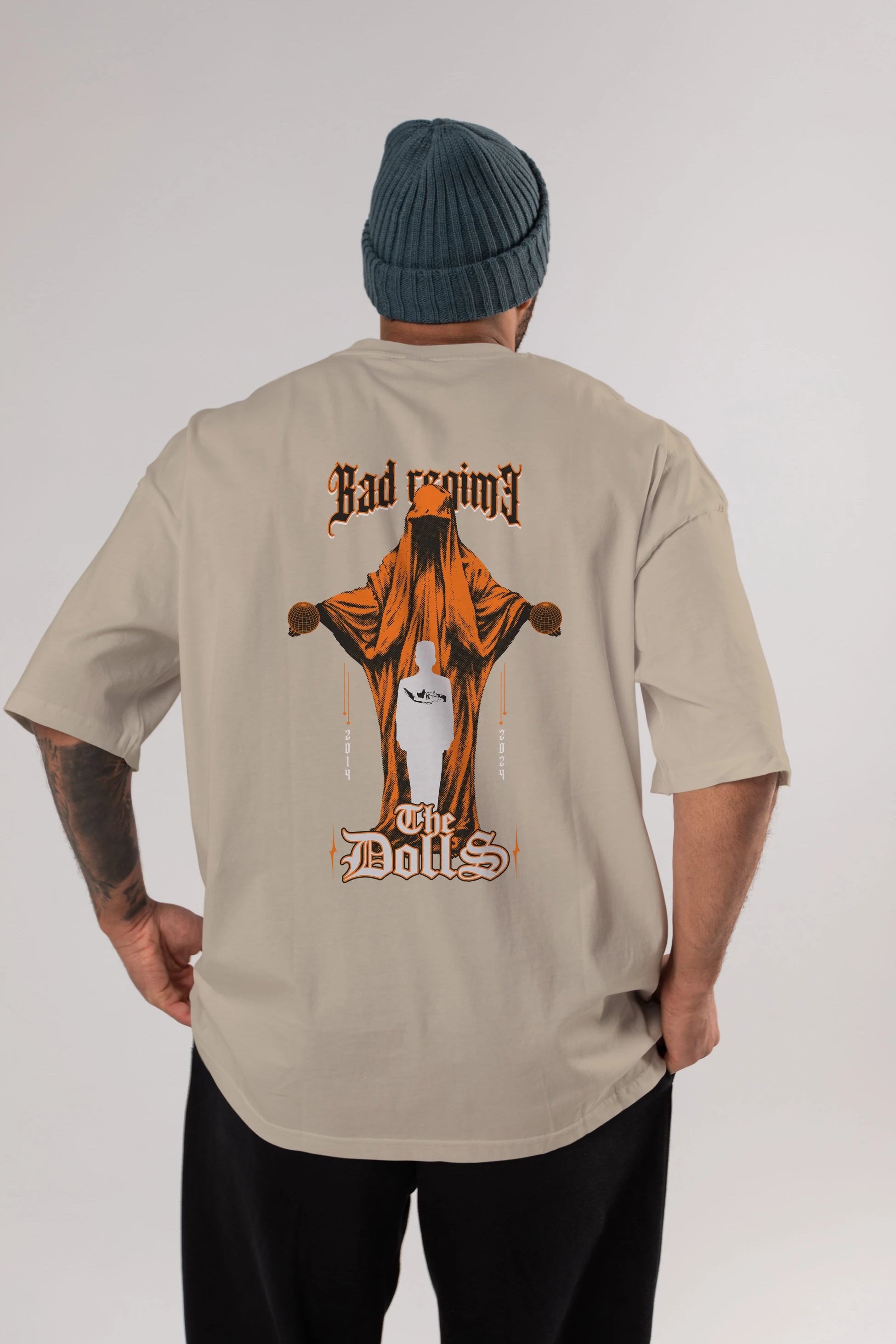 The Dolls Arka Baskılı Oversize t-shirt Erkek Kadın Unisex