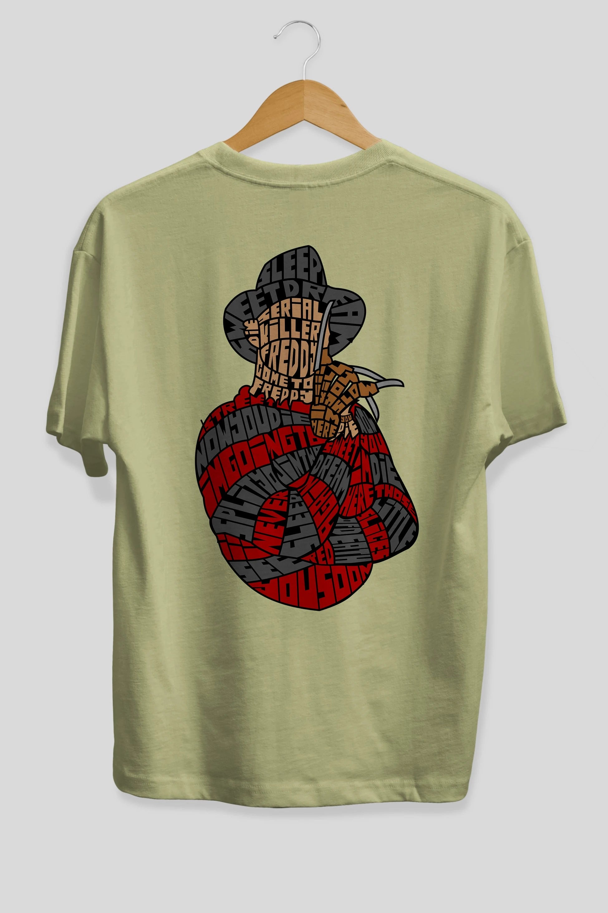 Sweet Dream Arka Baskılı Oversize t-shirt %100 pamuk Erkek Kadın Unisex