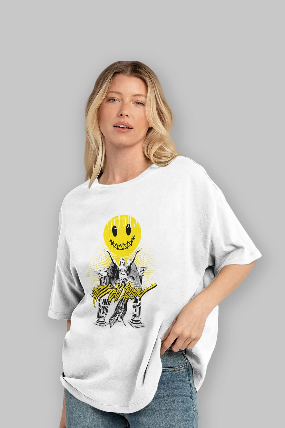 Maternal Street Legend Ön Baskılı Oversize t-shirt Erkek Kadın Unisex