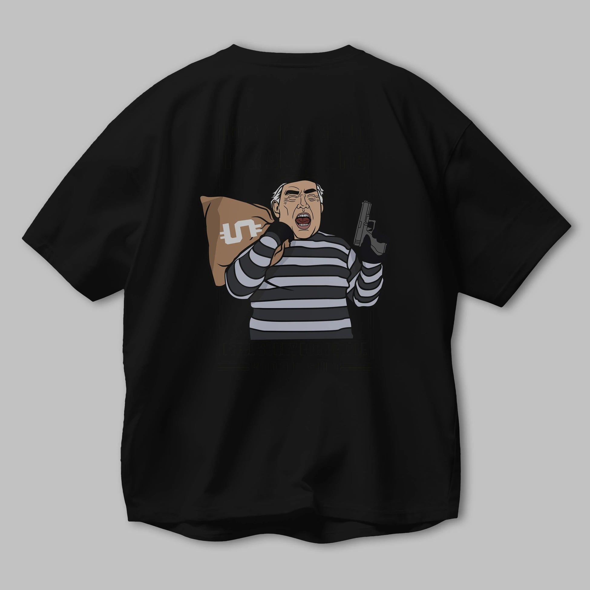 Criminal Trump Arka Baskılı Oversize t-shirt Erkek Kadın Unisex %100 Pamuk tişort