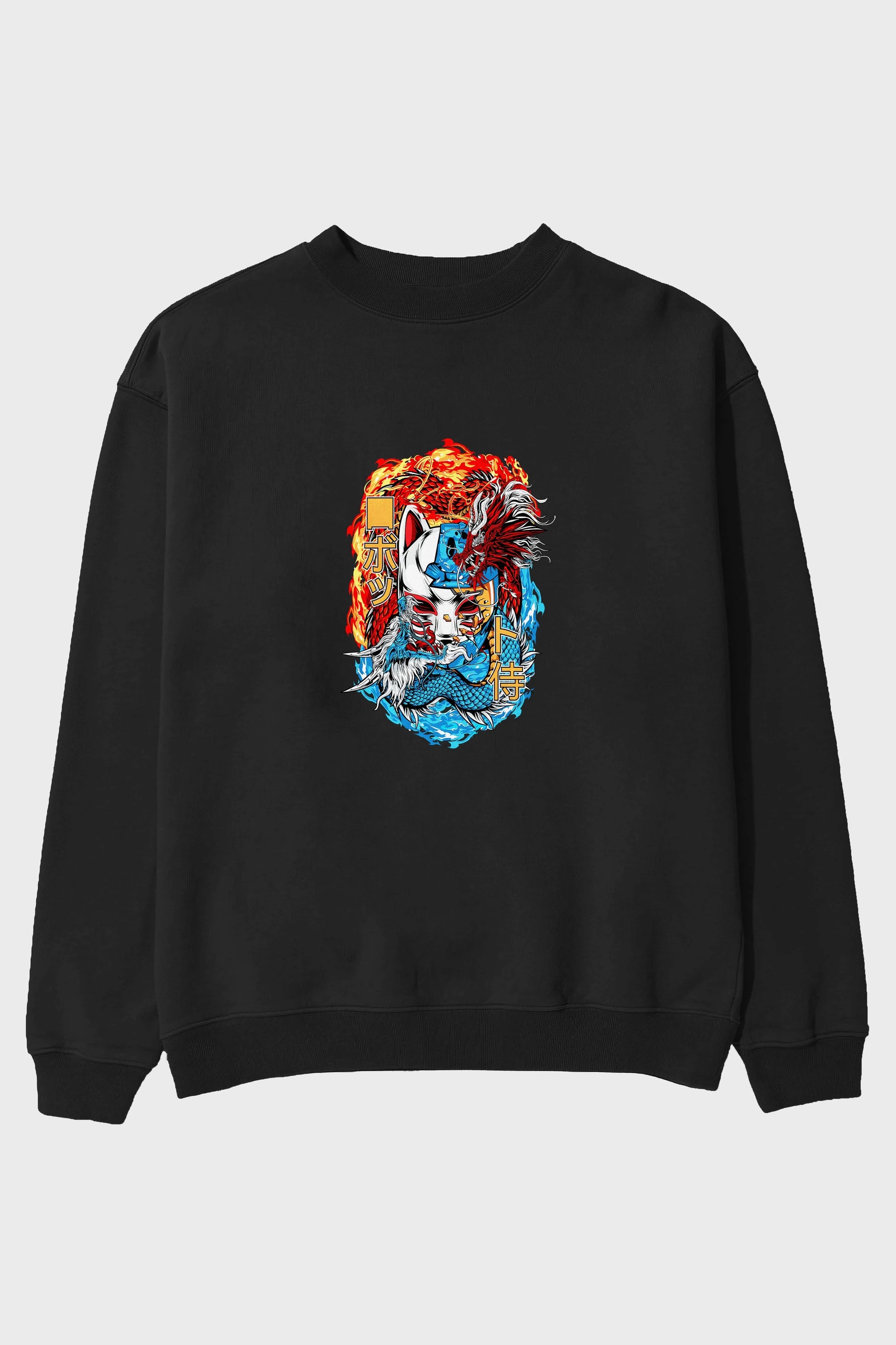 ONE PIECE (7) Anime Ön Baskılı Oversize Sweatshirt Erkek Kadın Unisex