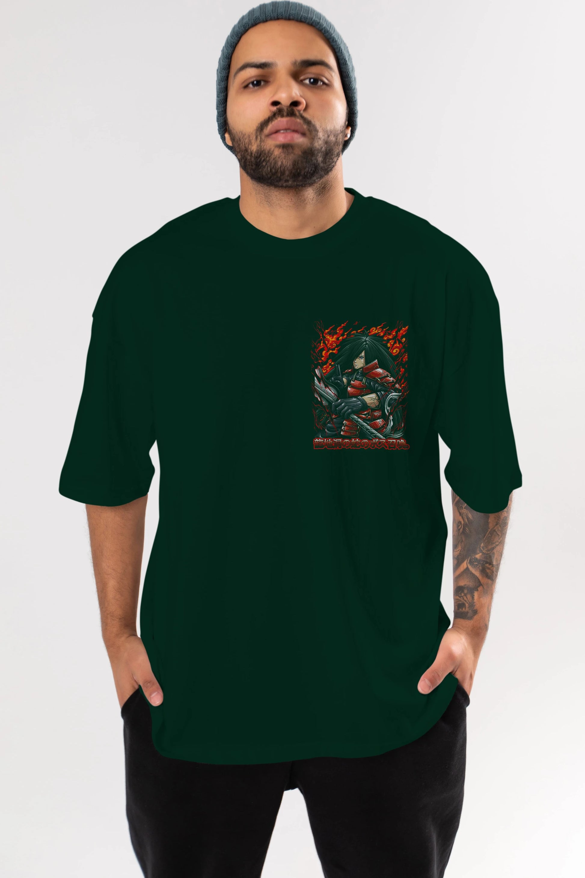 NARUTO (12) Ön Sol Baskılı Oversize t-shirt Erkek Kadın Unisex %100 Pamuk Bisiklet Yaka tişort