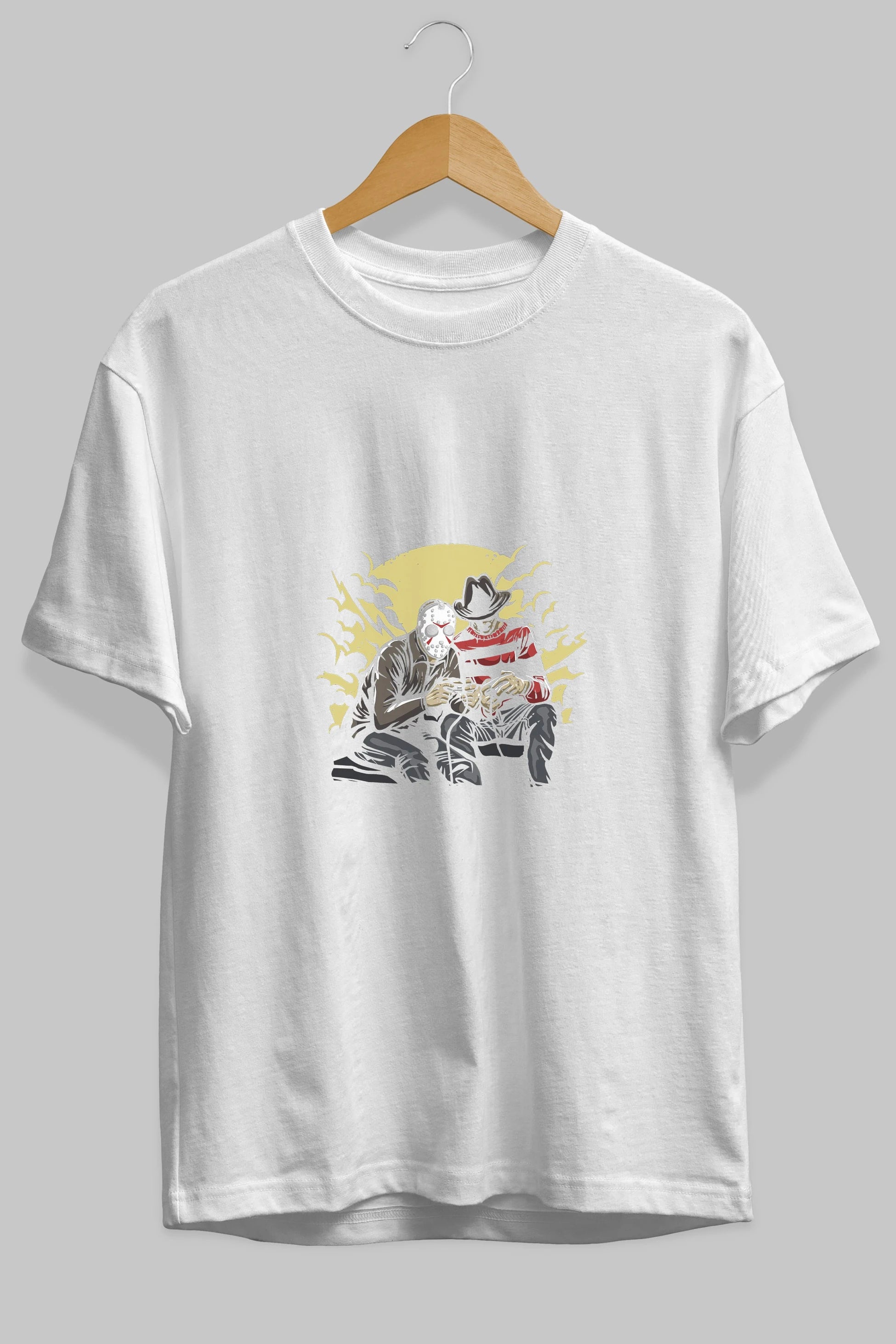 Dark Gamers Ön Baskılı Oversize t-shirt Erkek Kadın Unisex %100 Pamuk tişort