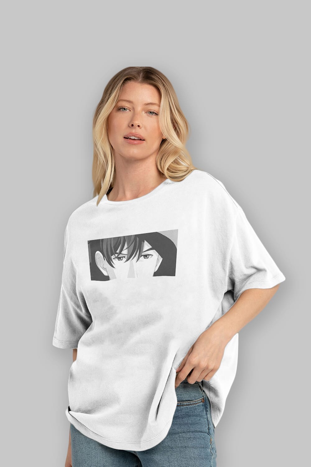 Wen-li Yang 1 Anime Ön Baskılı Oversize t-shirt %100 pamuk Erkek Kadın Unisex
