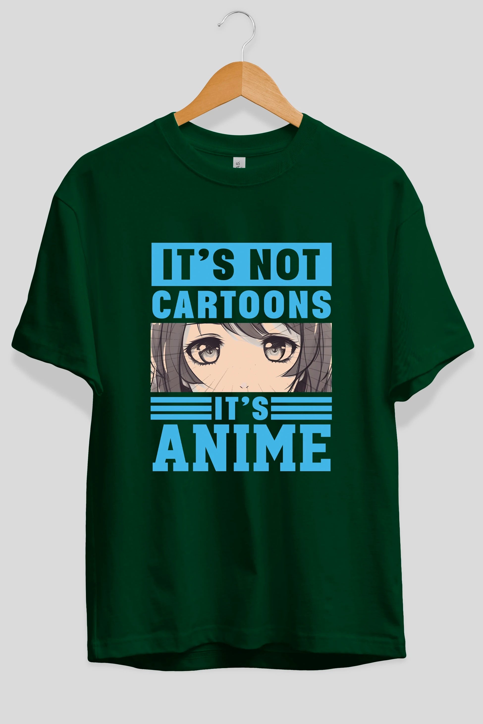 Its Anime Anime Ön Baskılı Oversize t-shirt Erkek Kadın Unisex