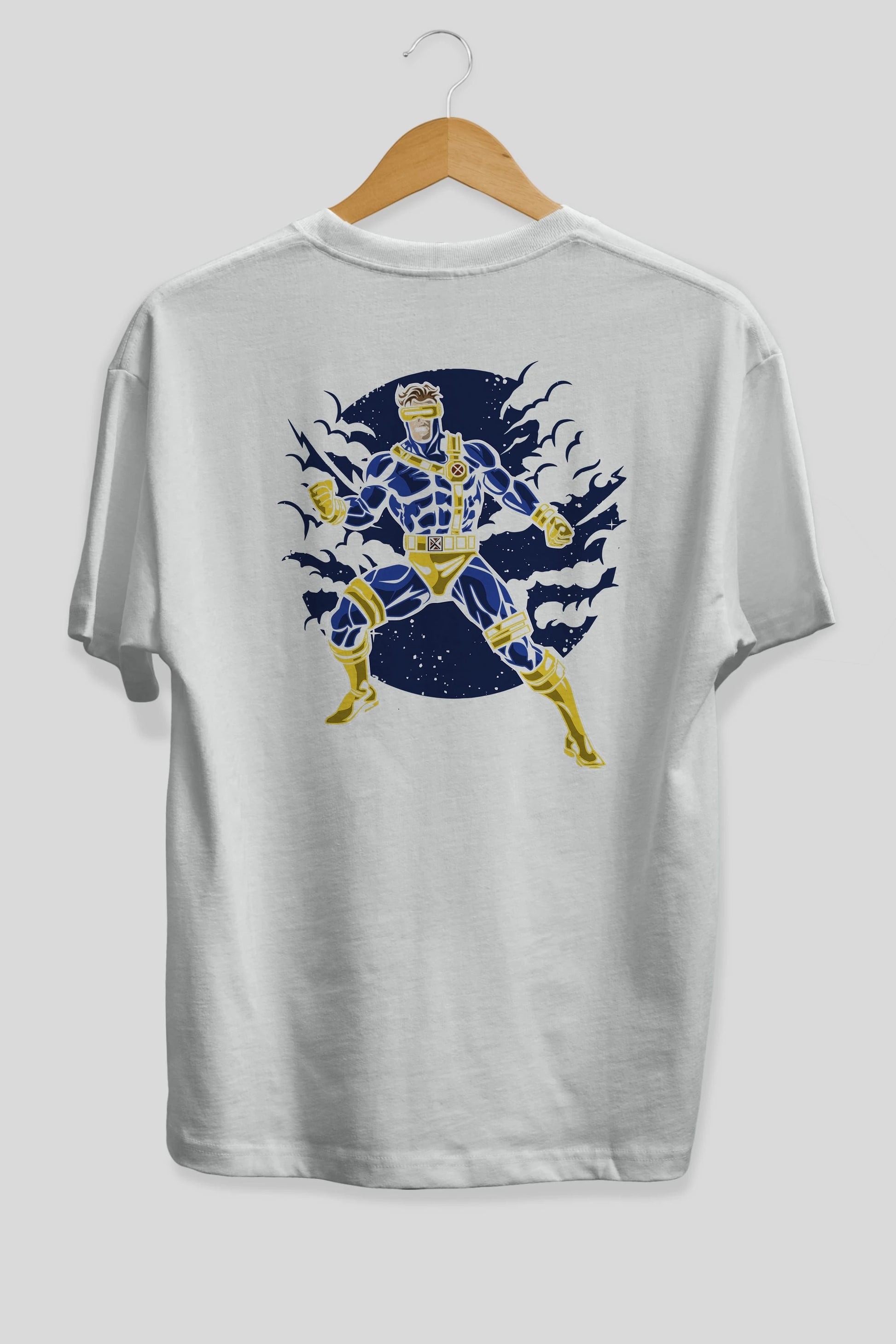 CYCLOPS Arka Baskılı Oversize t-shirt Erkek Kadın Unisex %100 Pamuk