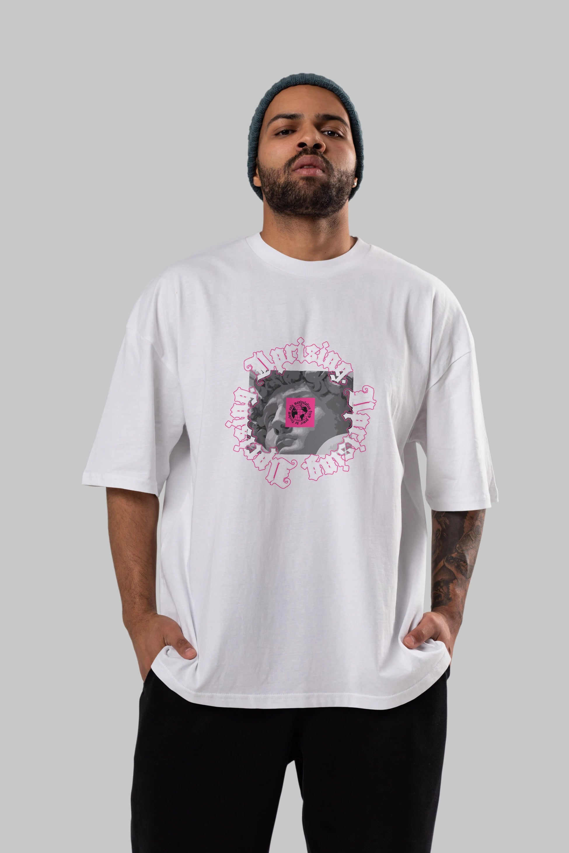 Uprising Ön Baskılı Oversize t-shirt Erkek Kadın Unisex