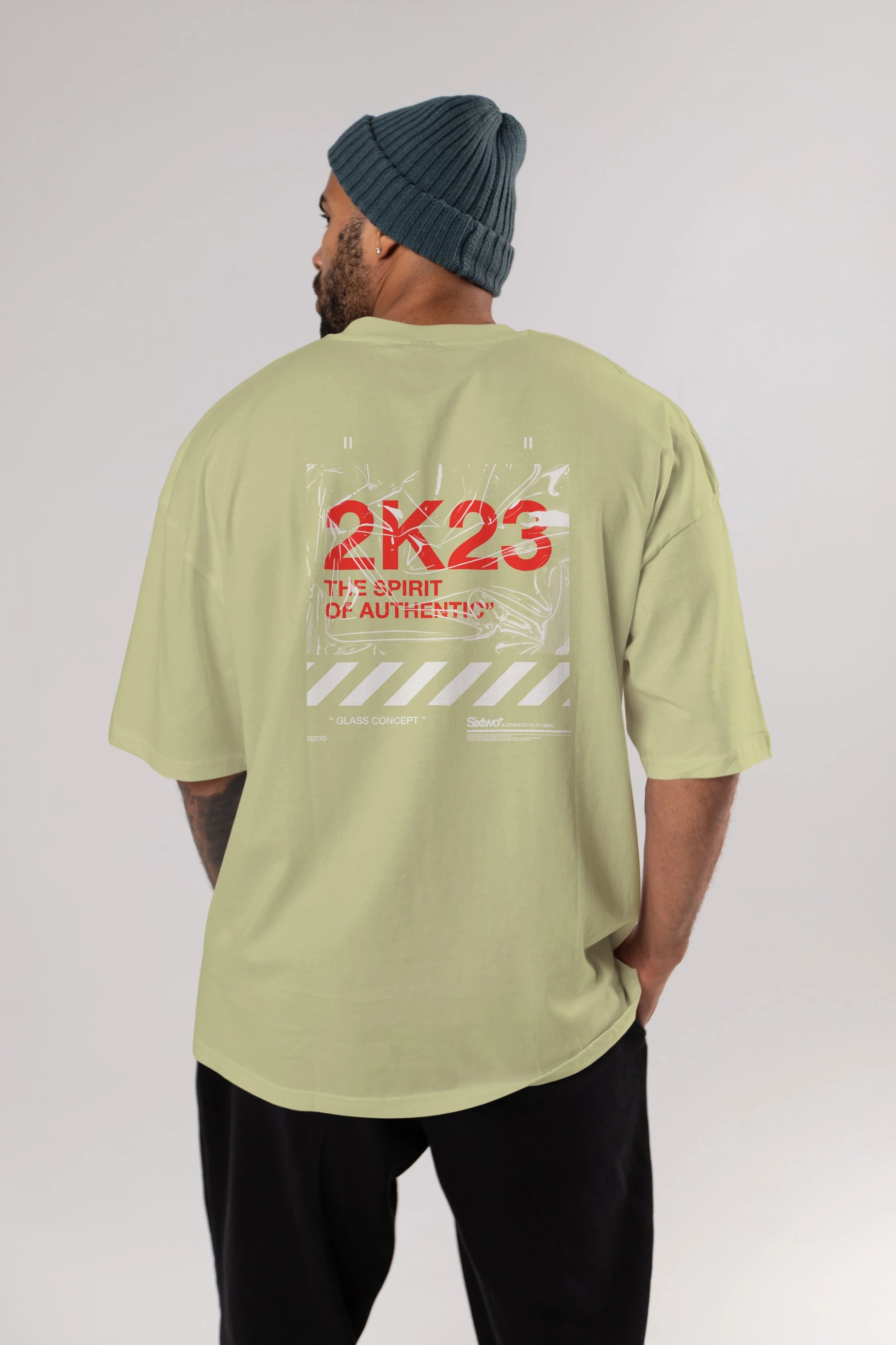The Spirit Arka Baskılı Oversize t-shirt Erkek Kadın Unisex