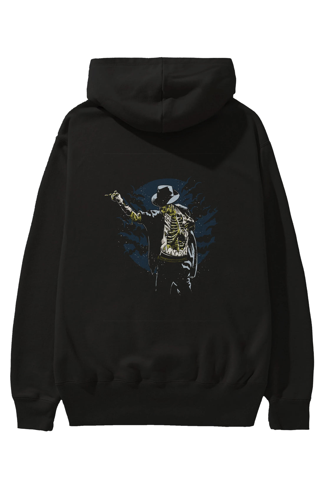 Zombie Pop Arka Baskılı Hoodie Oversize Kapüşonlu Sweatshirt Erkek Kadın Unisex