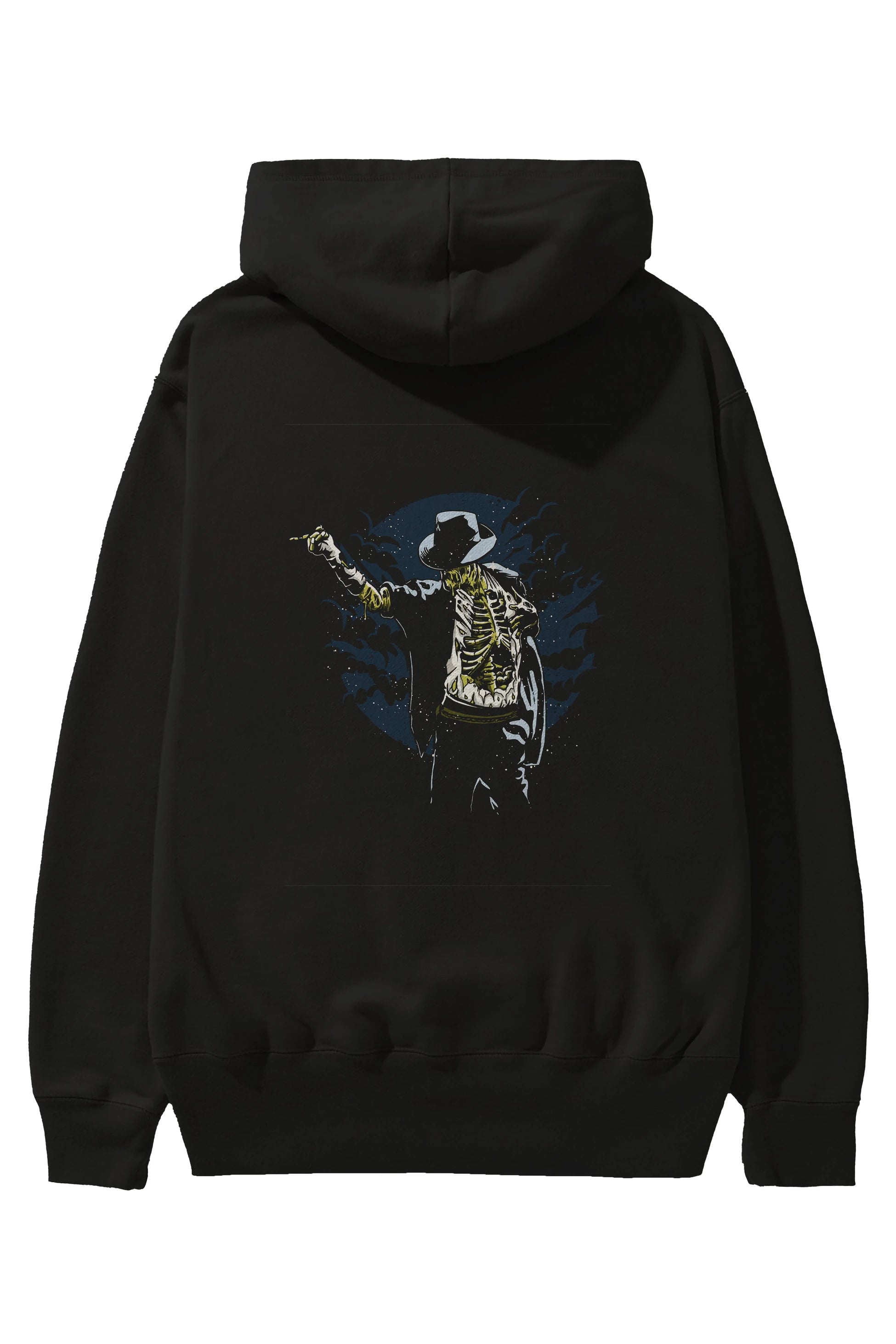 Zombie Pop Arka Baskılı Hoodie Oversize Kapüşonlu Sweatshirt Erkek Kadın Unisex