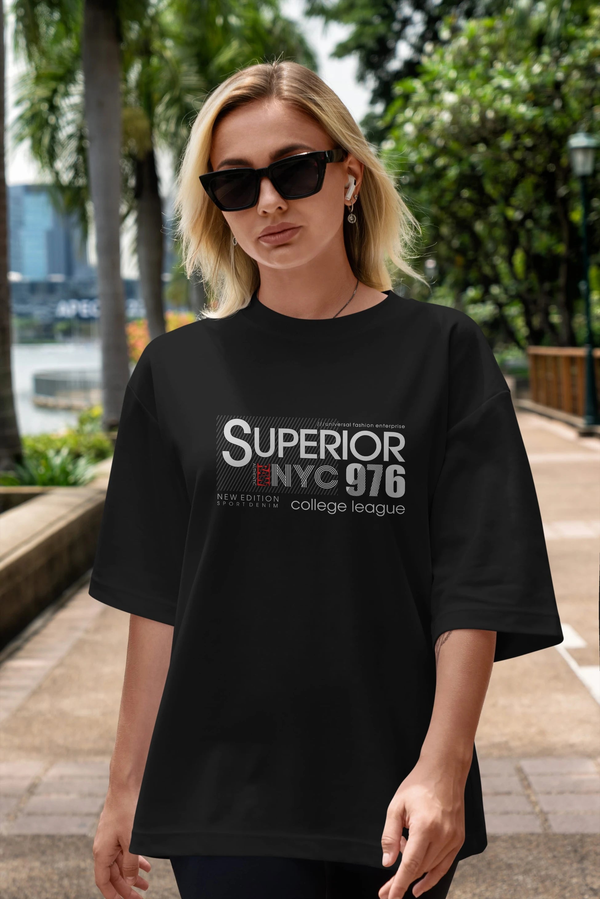 Superior 976 Ön Baskılı Oversize t-shirt Erkek Kadın Unisex
