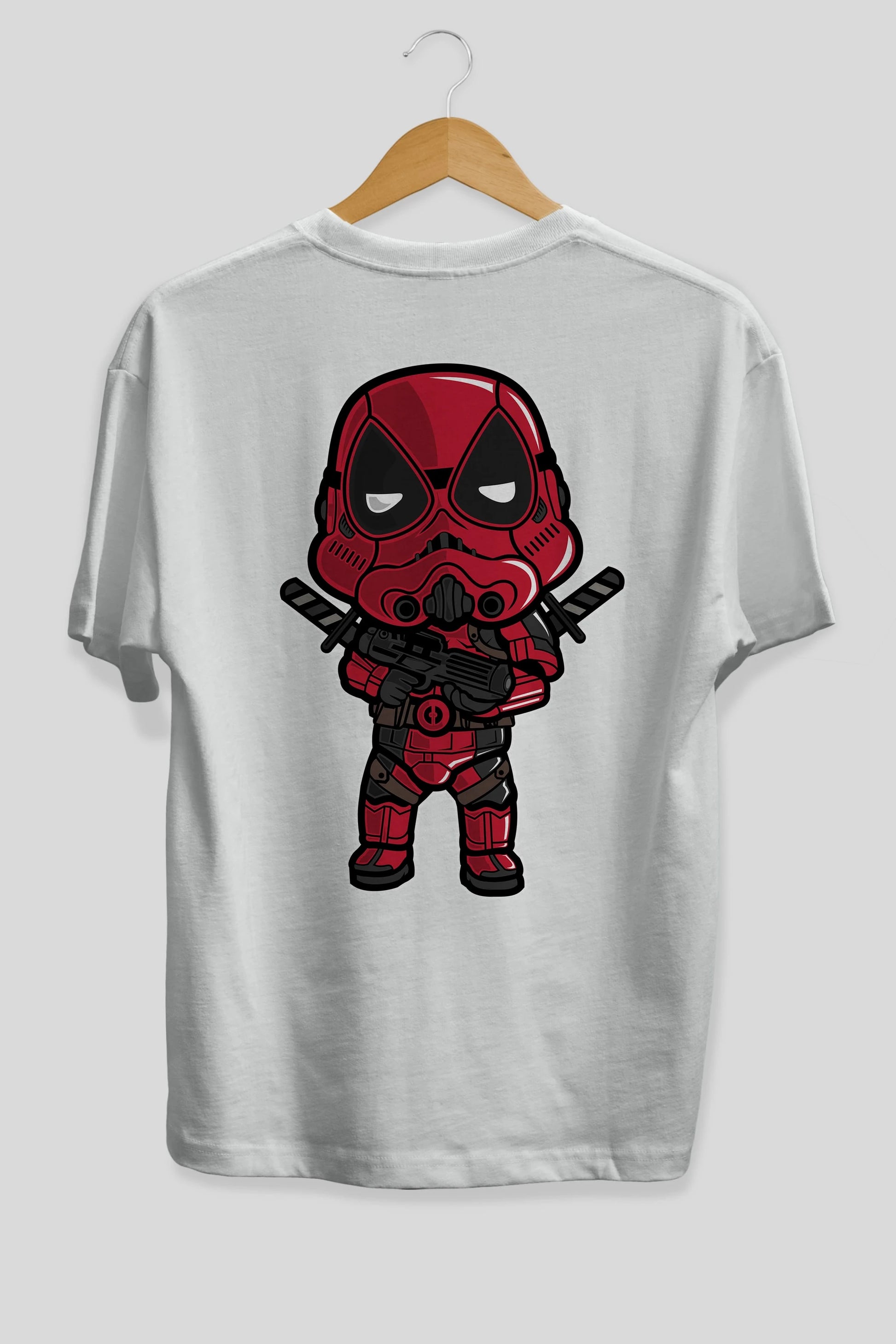 Deadpool (22) Arka Baskılı Oversize t-shirt Erkek Kadın Unisex %100 Pamuk Bisiklet Yaka tişort