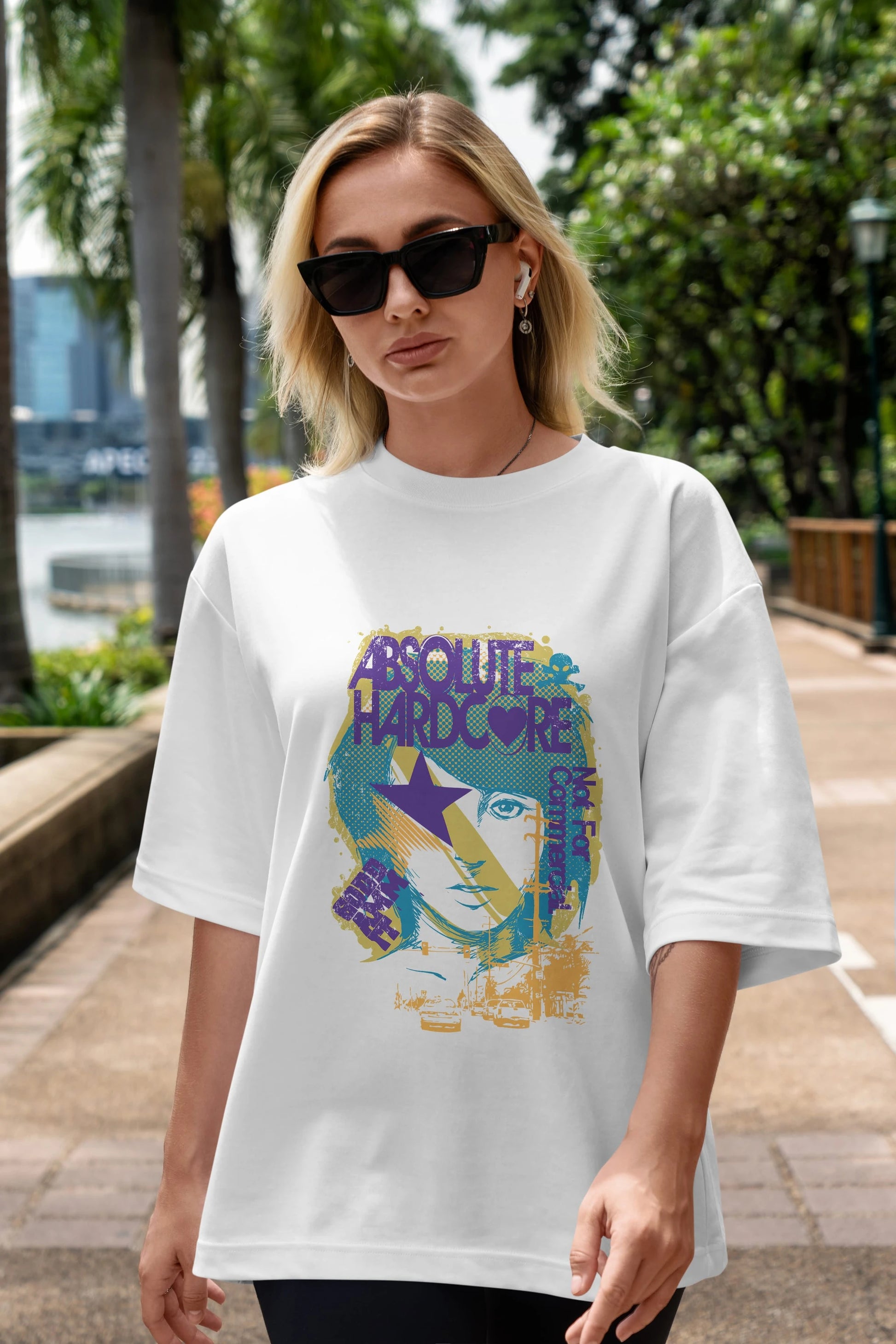 Absolute Hardcore Ön Baskılı Oversize t-shirt Erkek Kadın Unisex