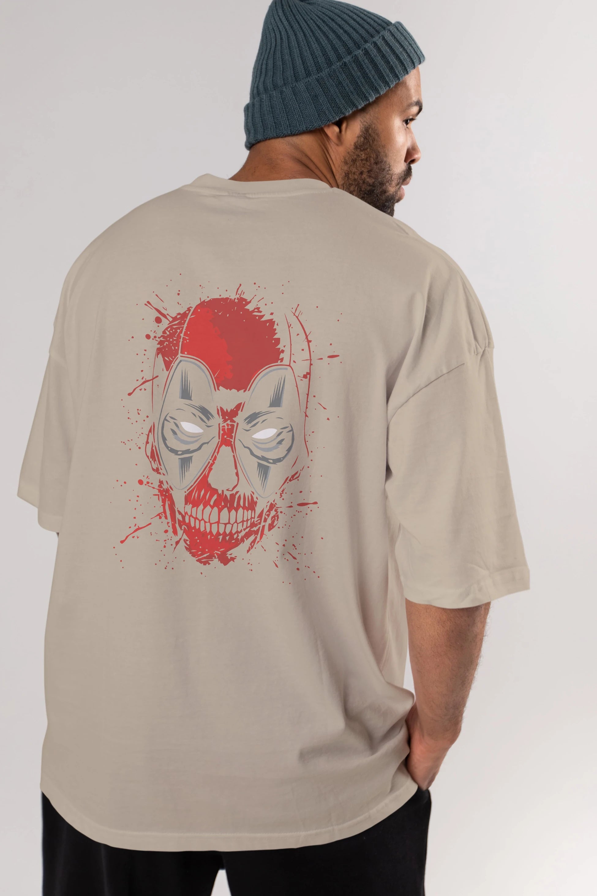 Deadpool (3) Arka Baskılı Oversize t-shirt Erkek Kadın Unisex %100 Pamuk Bisiklet Yaka tişort
