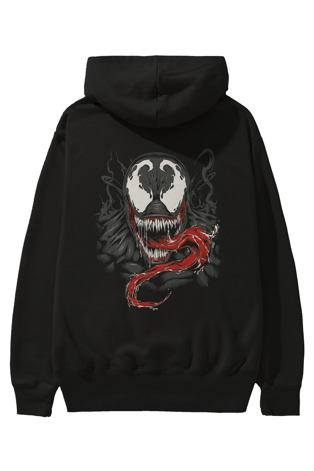 Venom (18) Arka Baskılı Hoodie Oversize Kapüşonlu Sweatshirt Erkek Kadın Unisex