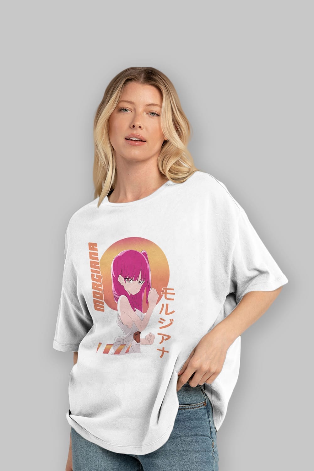 Morgiana 5 Anime Ön Baskılı Oversize t-shirt %100 pamuk Erkek Kadın Unisex