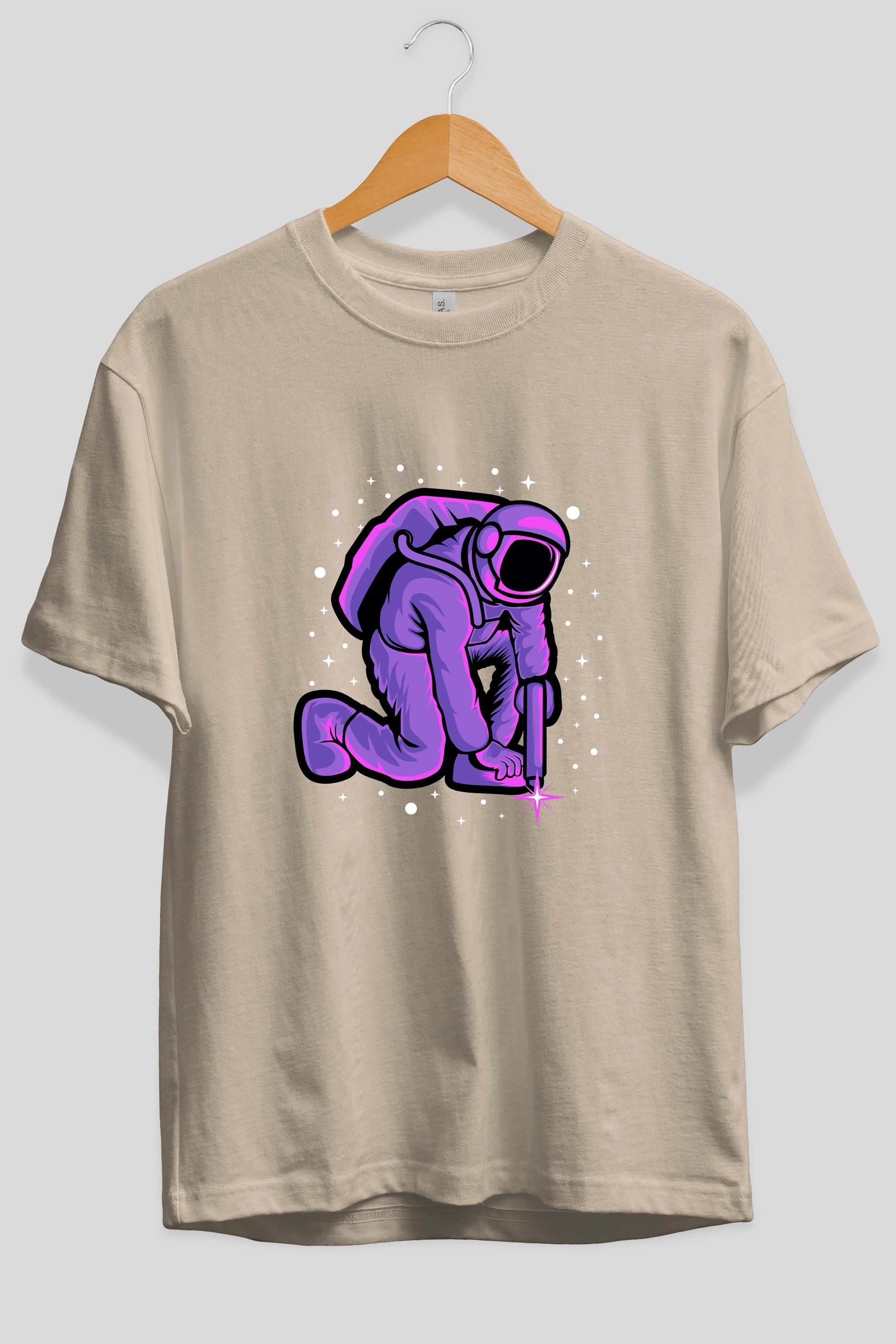 Welding in Space Ön Baskılı Oversize t-shirt Erkek Kadın Unisex