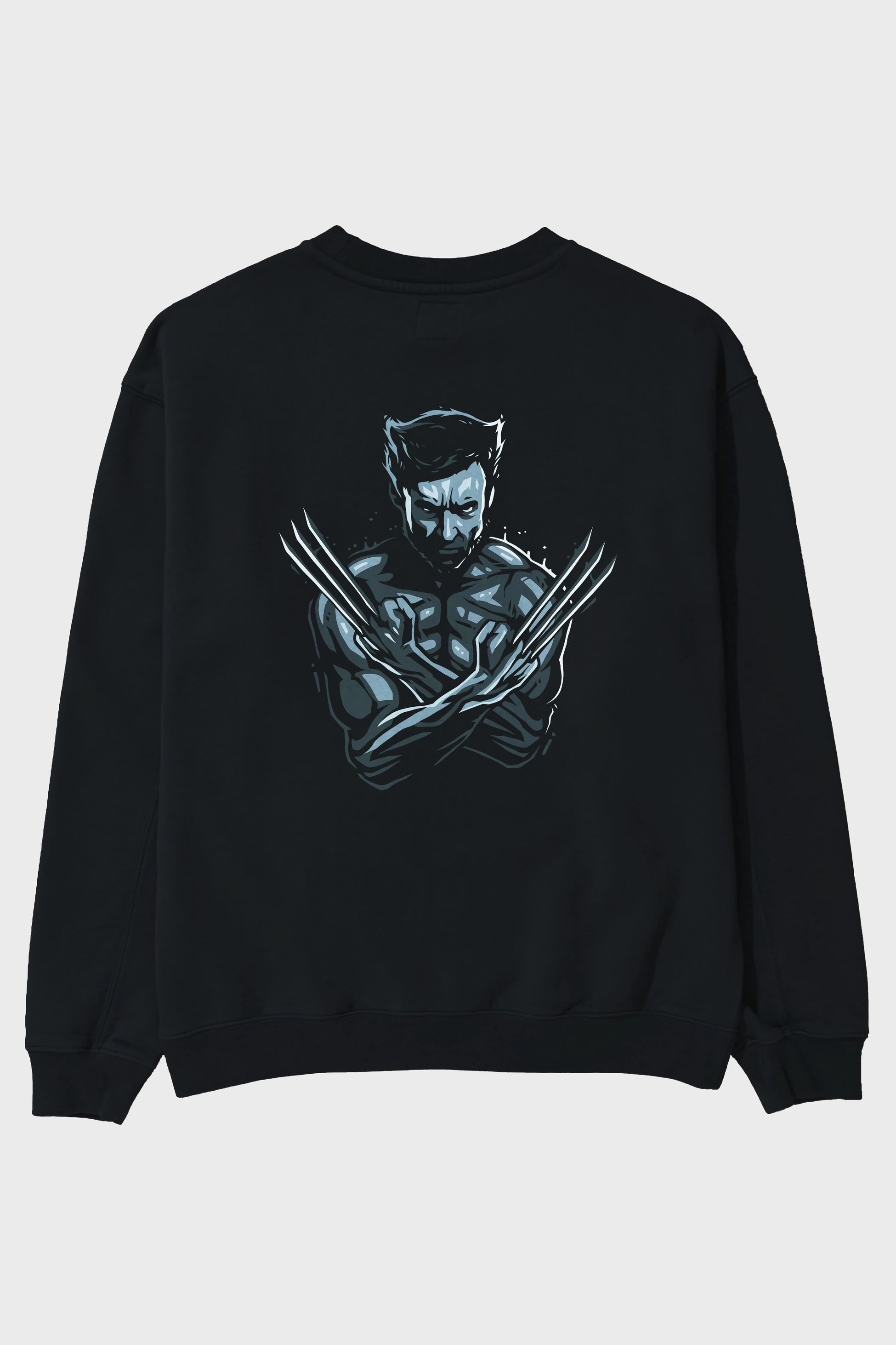 Wolverine Arka Baskılı Oversize Sweatshirt Erkek Kadın Unisex