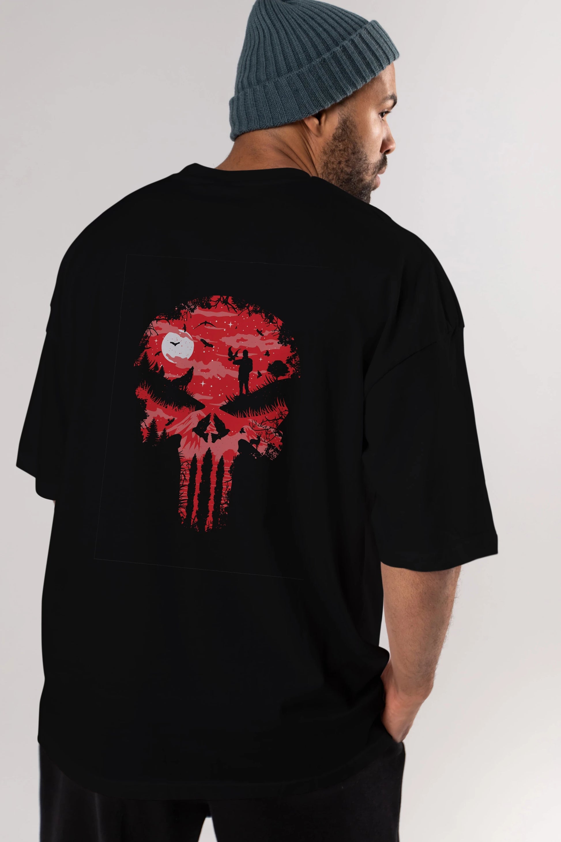 Stand And Bleed Arka Baskılı Oversize t-shirt %100 pamuk Erkek Kadın Unisex