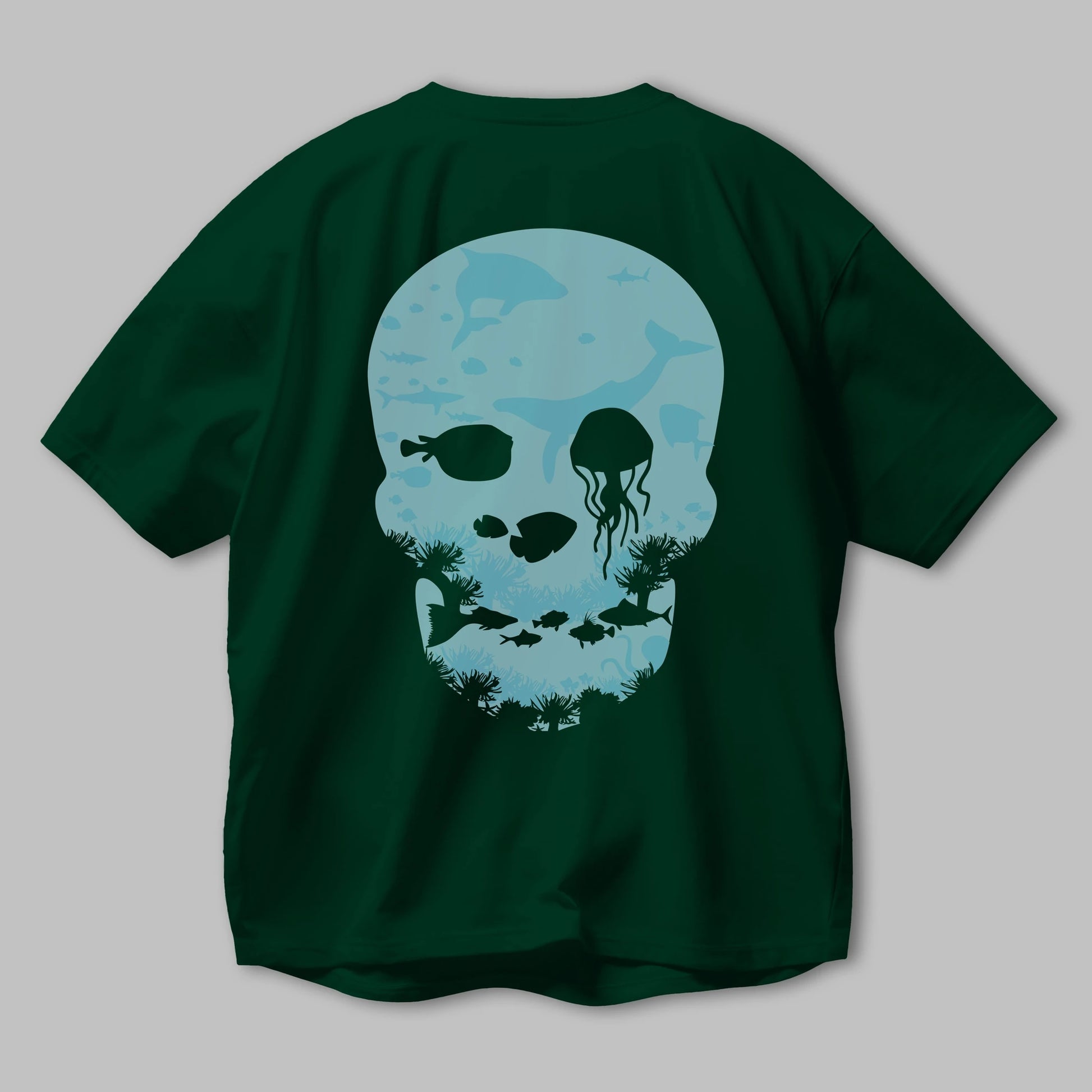 Dead Sea Arka Baskılı Oversize t-shirt %100 pamuk Erkek Kadın Unisex