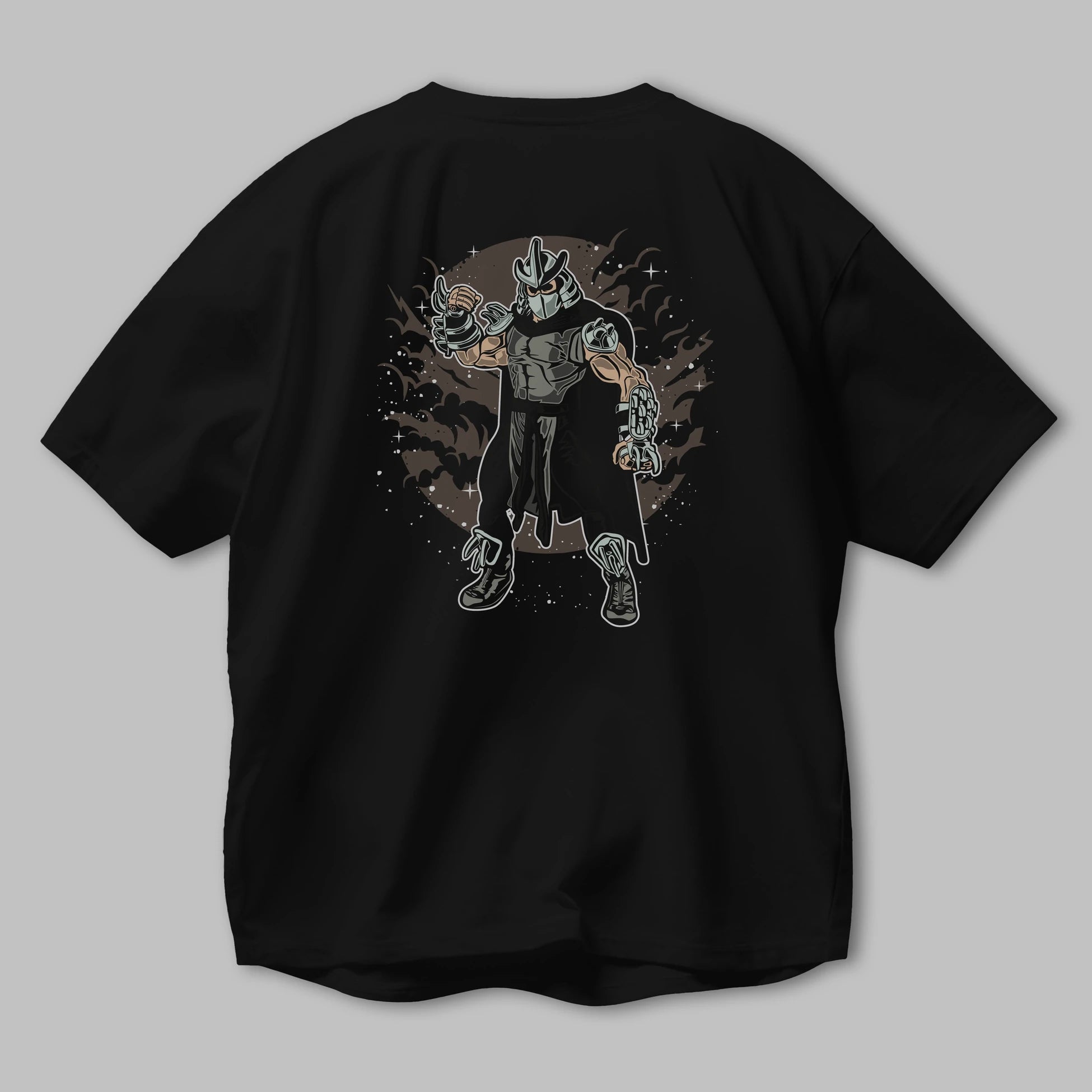 SHREDDER Arka Baskılı Oversize t-shirt Erkek Kadın Unisex %100 Pamuk