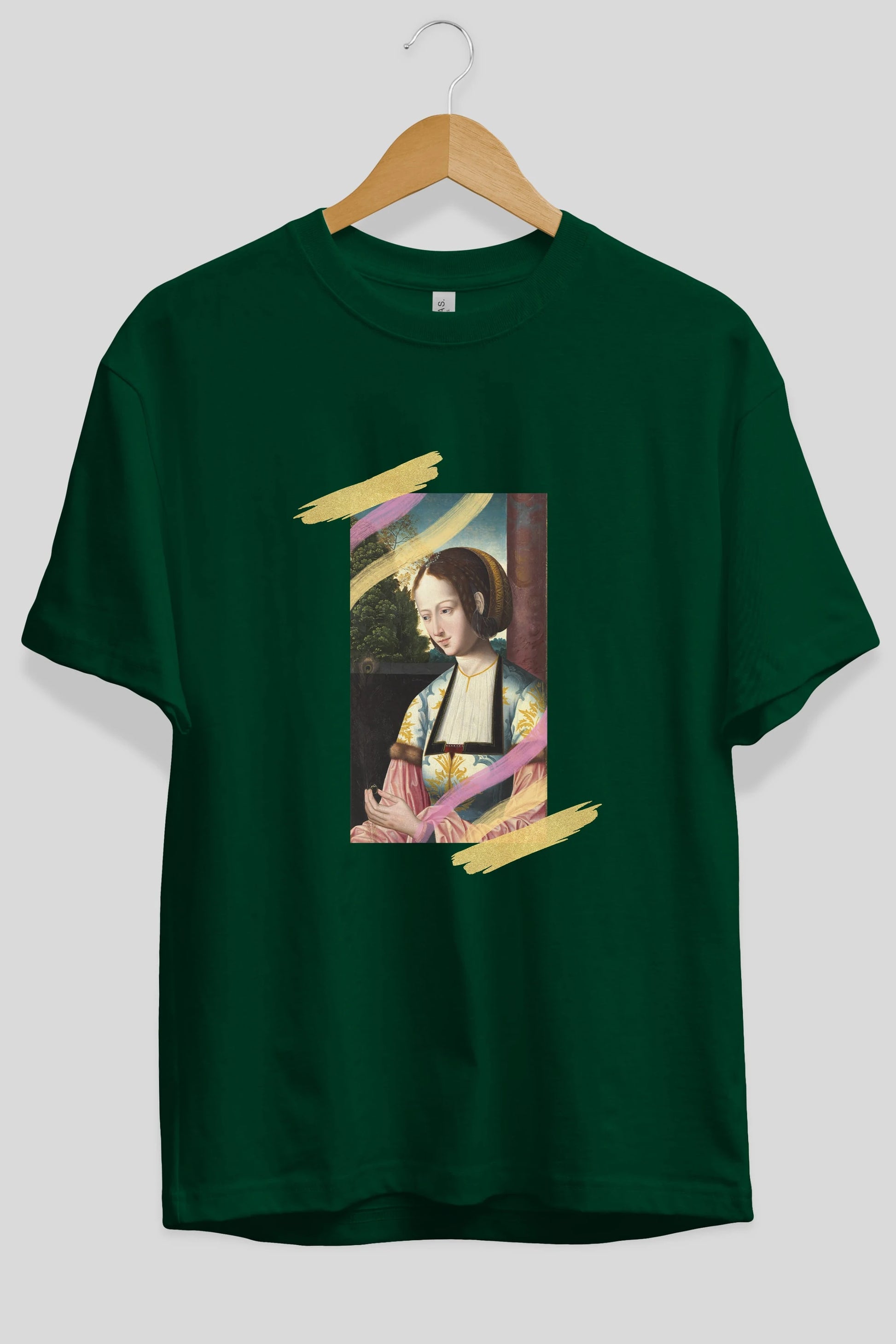 Woman Portrait Ön Baskılı Oversize t-shirt Erkek Kadın Unisex