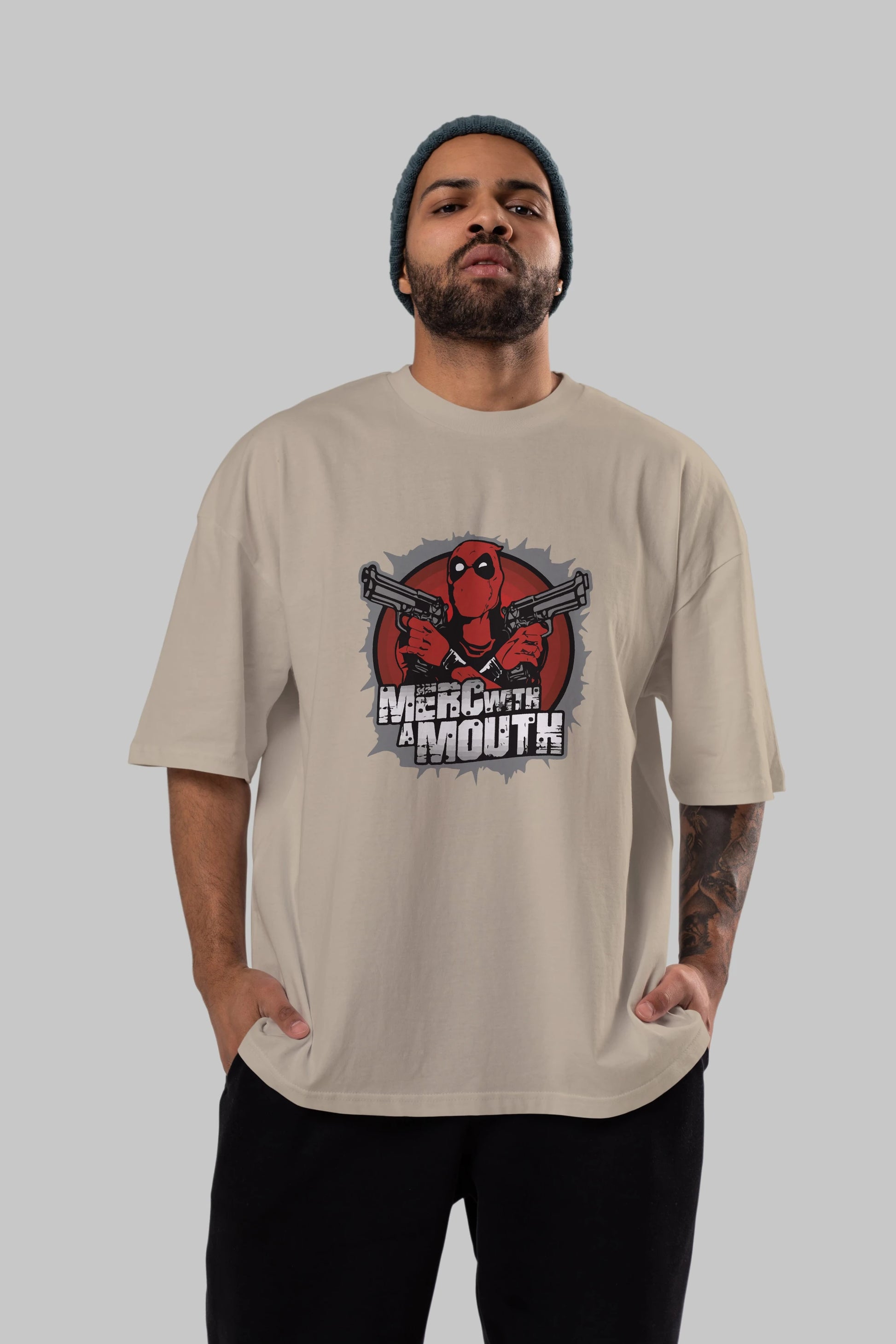 Deadpool (13) Ön Baskılı Oversize t-shirt Erkek Kadın Unisex %100 Pamuk Bisiklet Yaka tişort