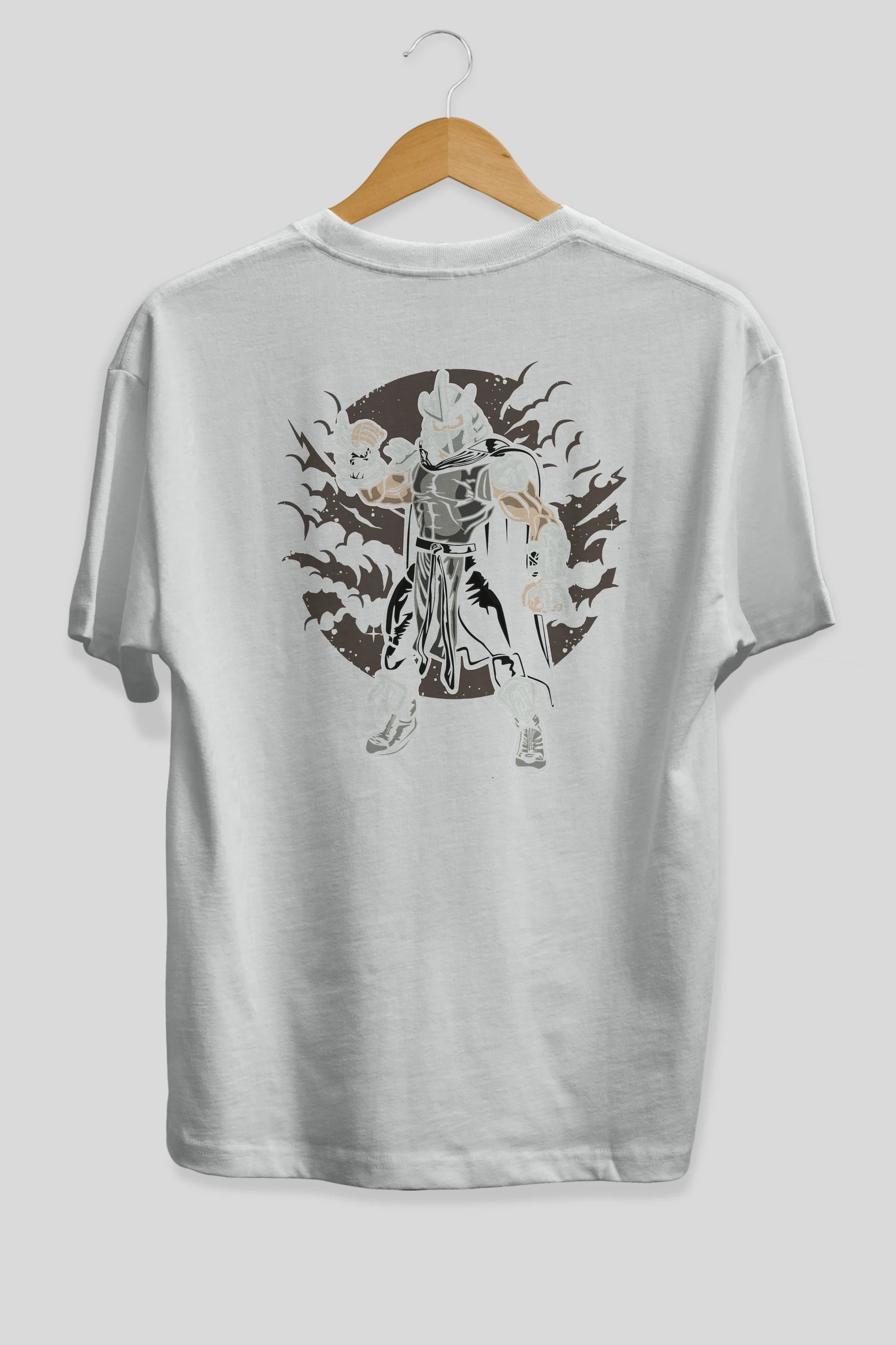 SHREDDER Arka Baskılı Oversize t-shirt Erkek Kadın Unisex %100 Pamuk
