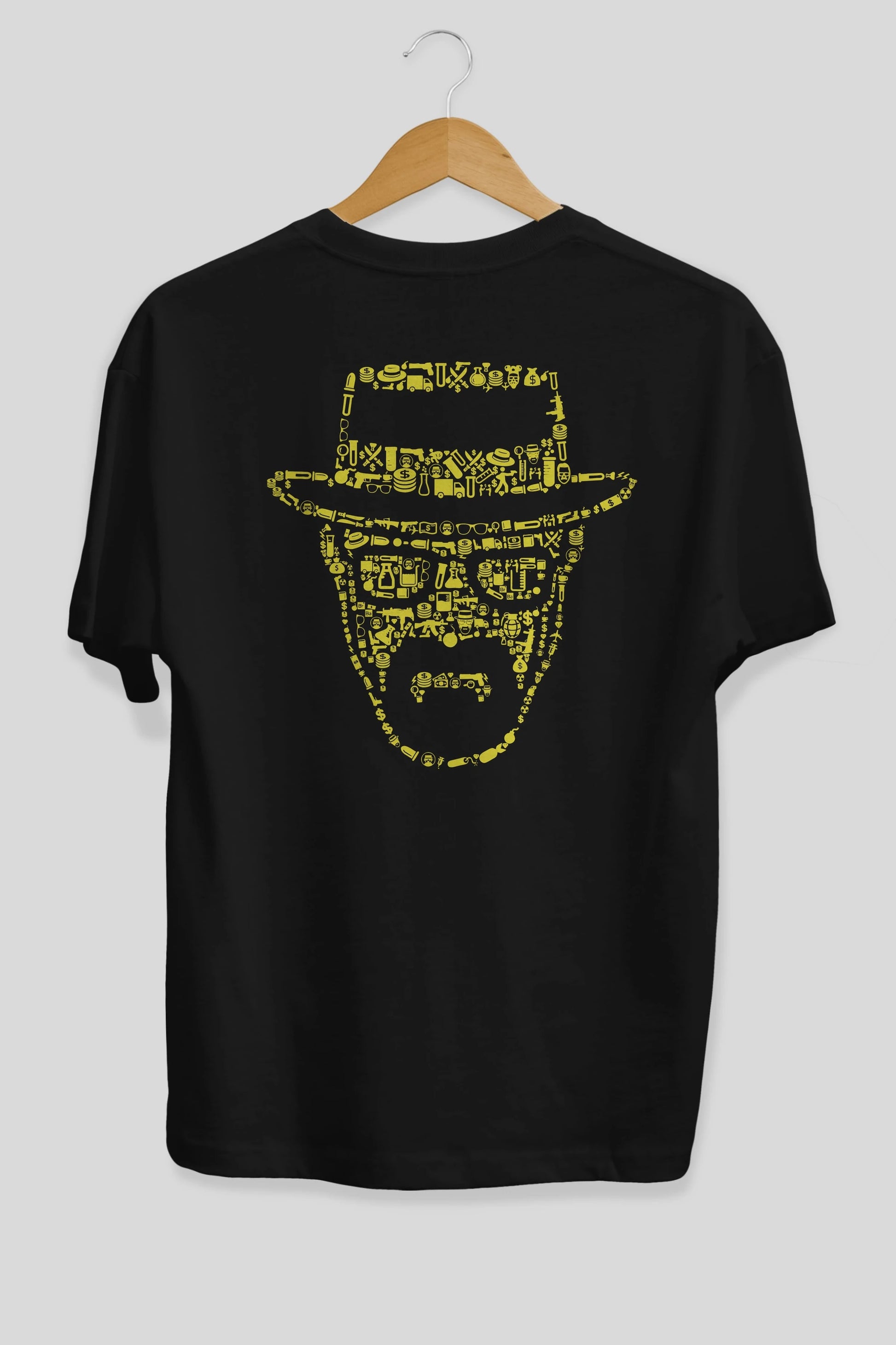 The Chronicle Arka Baskılı Oversize t-shirt %100 pamuk Erkek Kadın Unisex