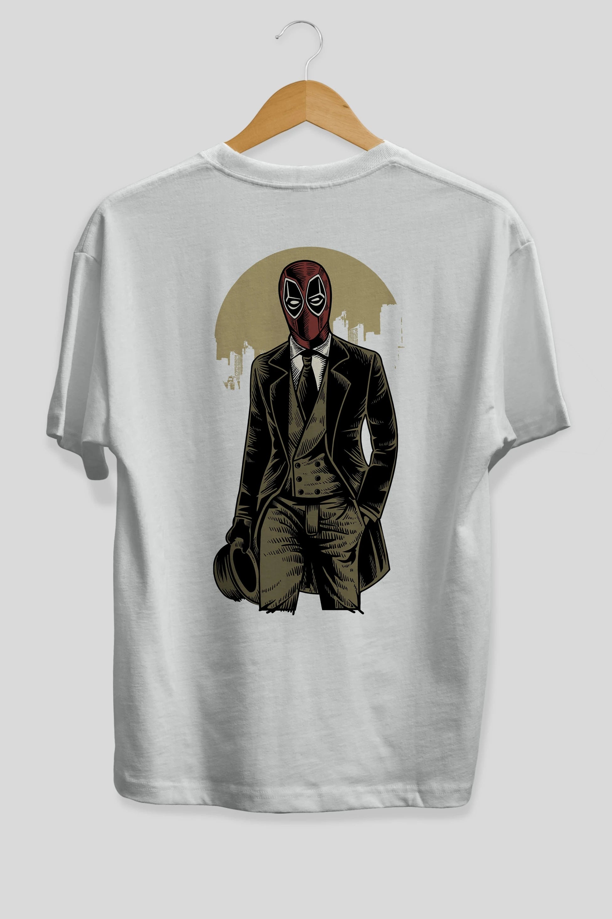 Classic Mercenary Arka Baskılı Oversize t-shirt Erkek Kadın Unisex %100 Pamuk