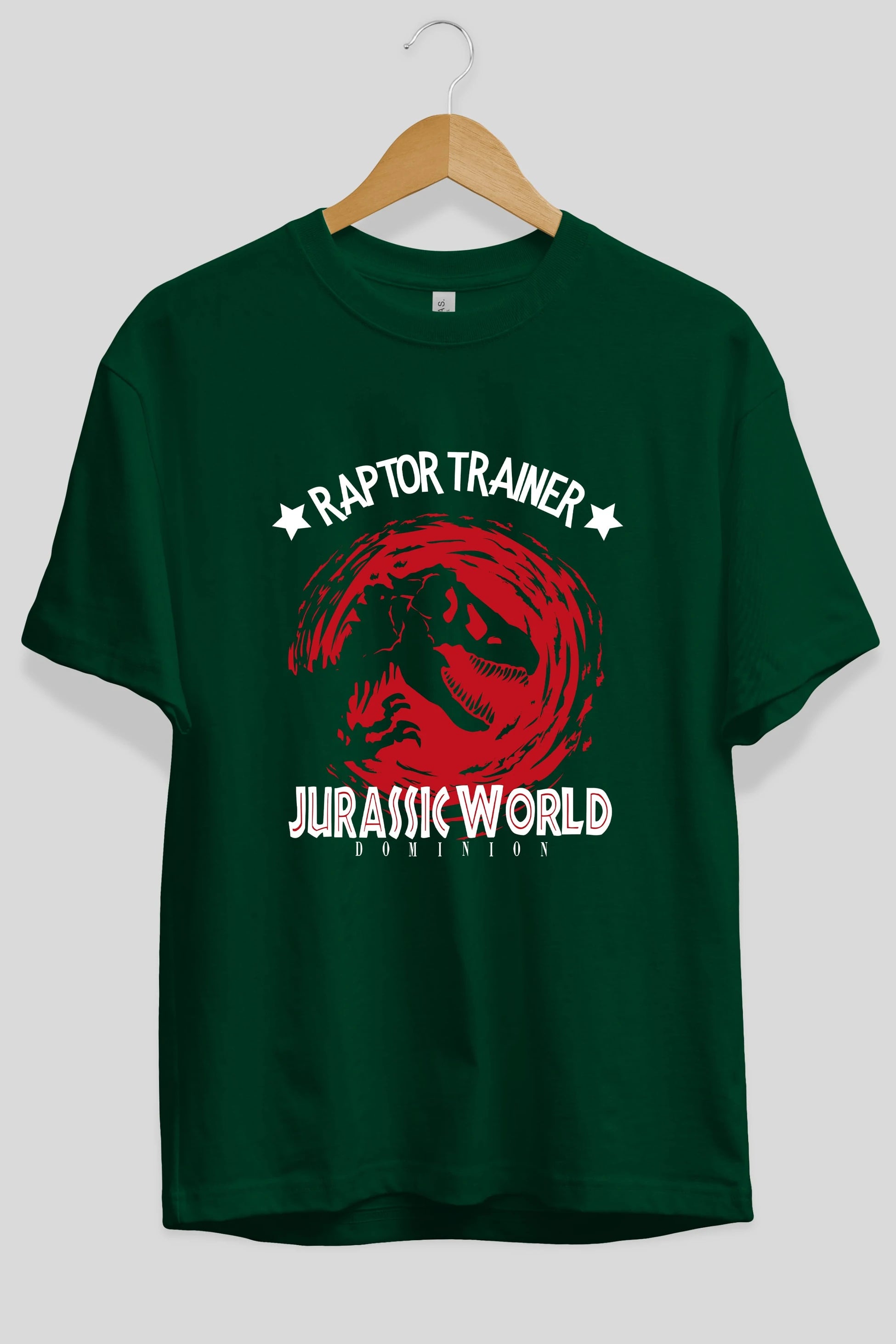 Jurassic Park (3) Ön Baskılı Oversize t-shirt Erkek Kadın Unisex %100 Pamuk Bisiklet Yaka tişort