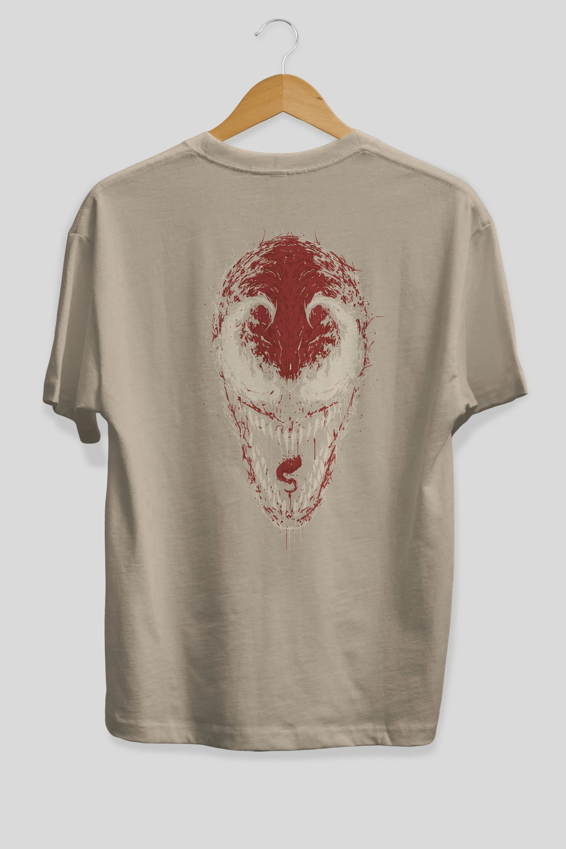 Venom (12) Arka Baskılı Oversize t-shirt Erkek Kadın Unisex %100 Pamuk Bisiklet Yaka tişort