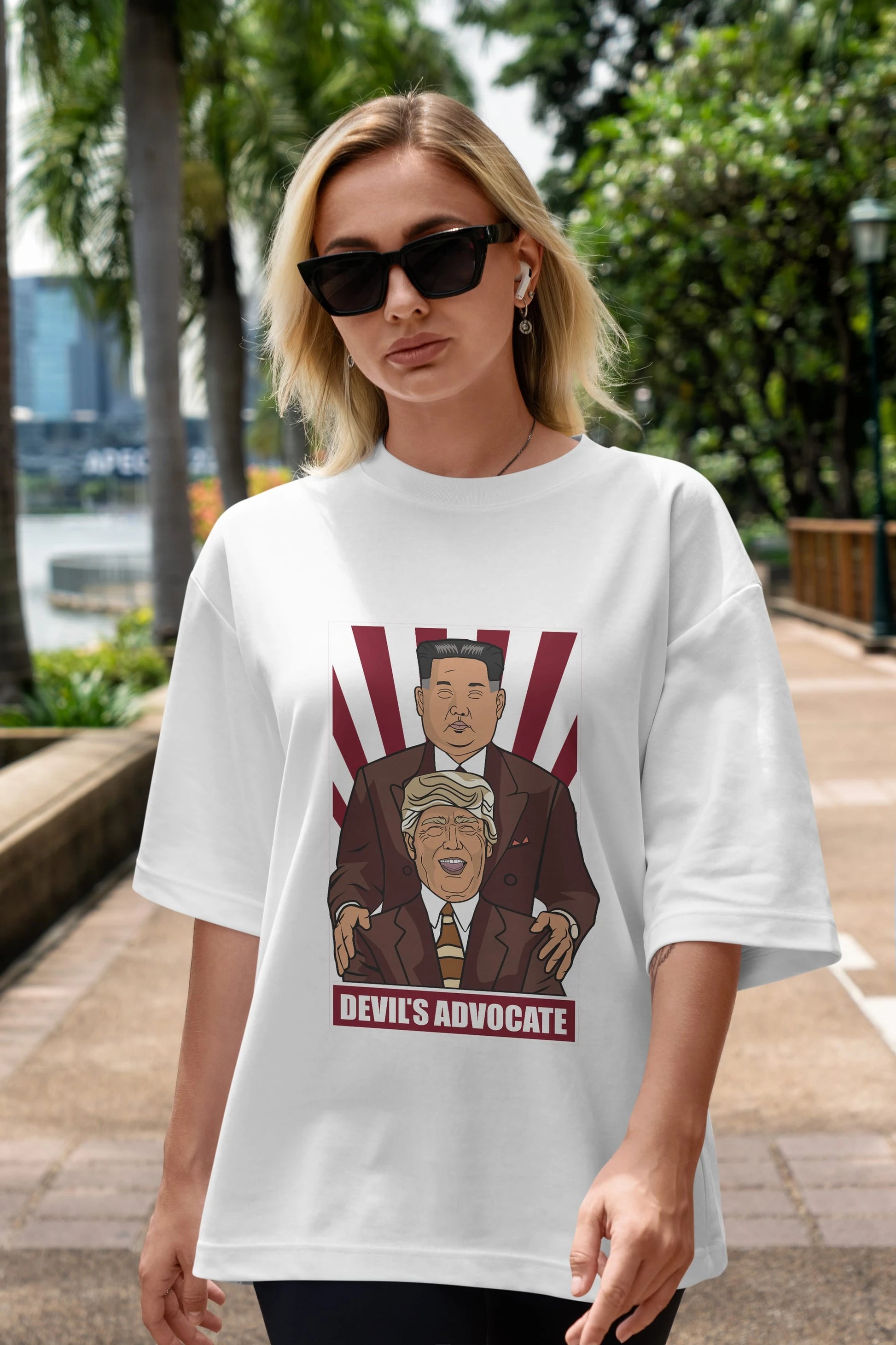 Devil_s Advocate Ön Baskılı Oversize t-shirt Erkek Kadın Unisex %100 Pamuk tişort