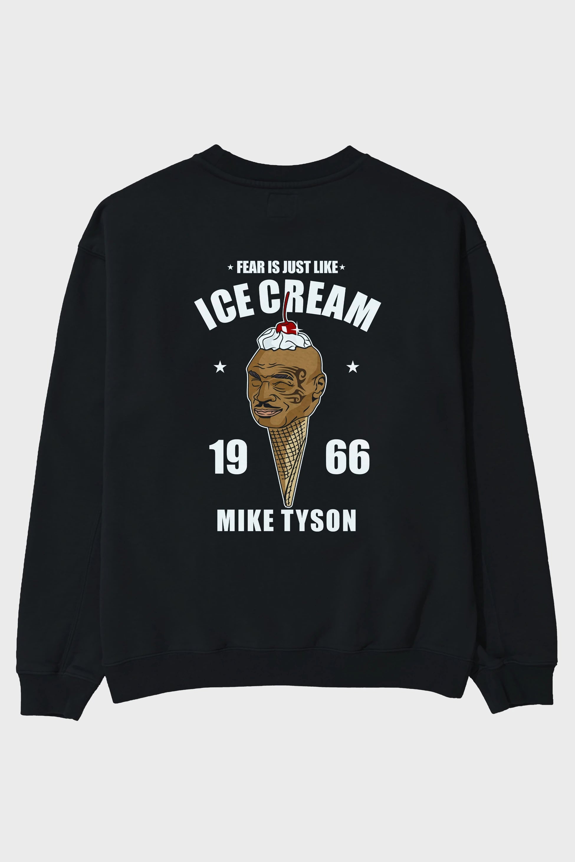Tyson Ice Cream Arka Baskılı Oversize Sweatshirt Erkek Kadın Unisex
