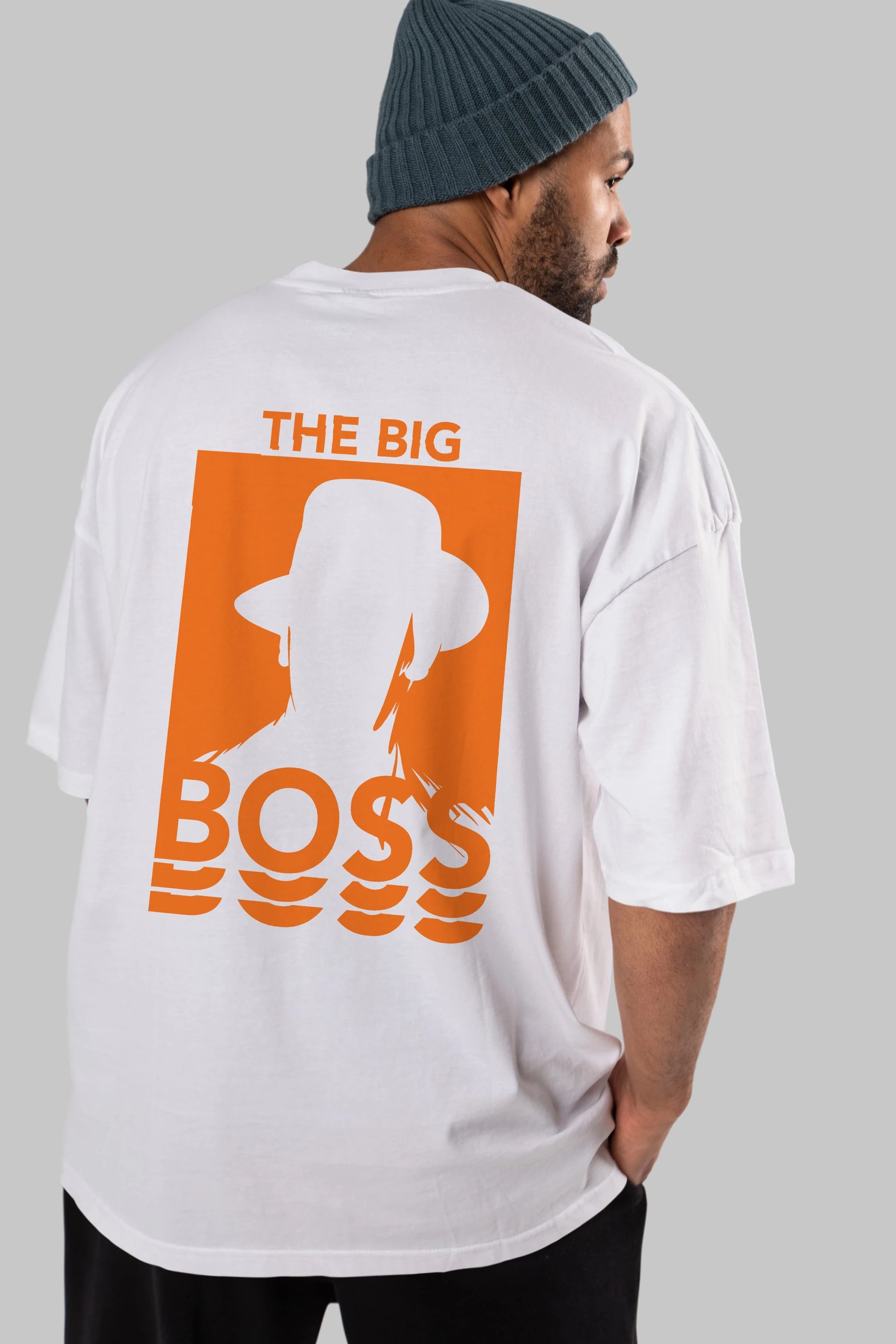 The Big Boss Arka Baskılı Oversize t-shirt Erkek Kadın Unisex