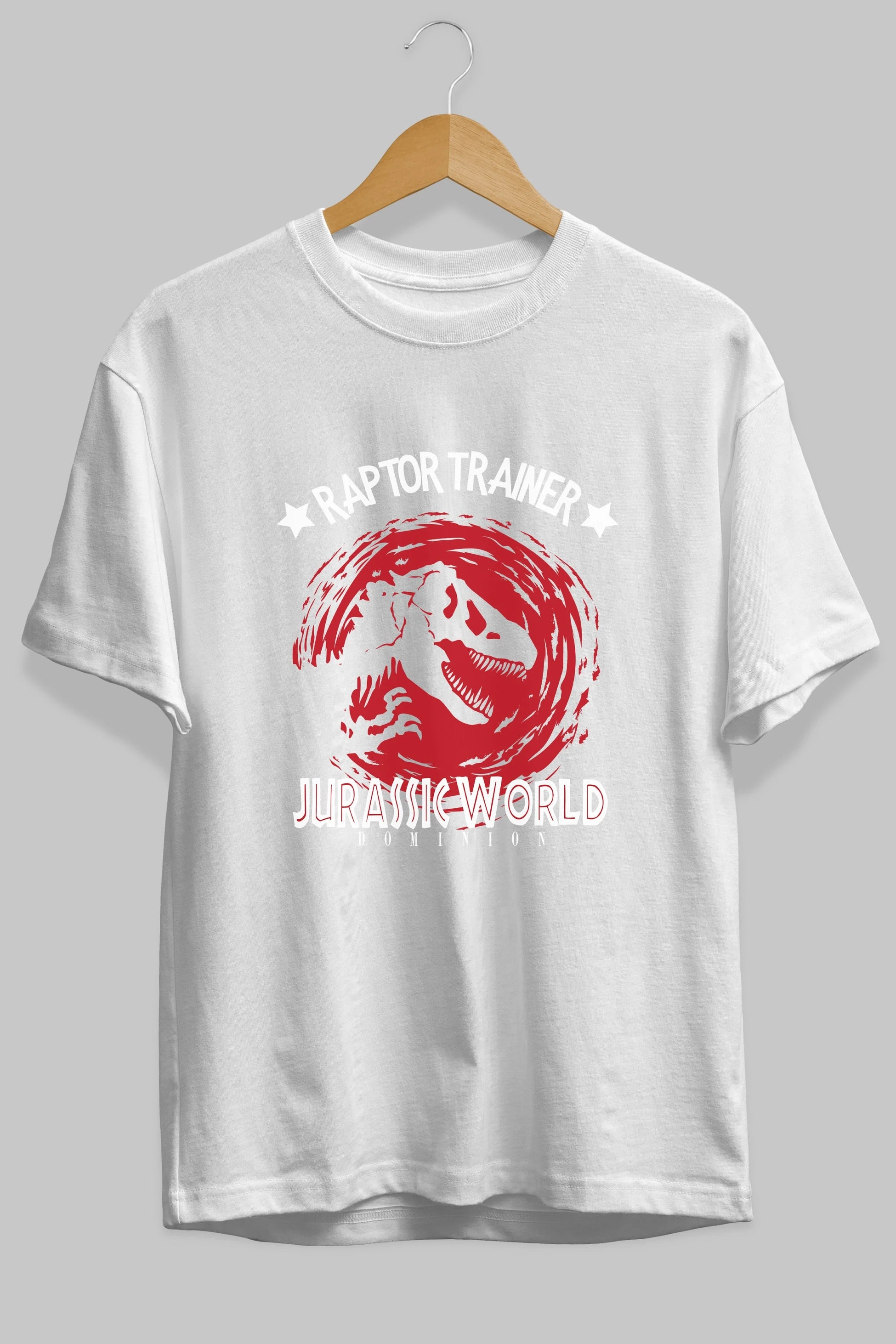 Jurassic Park (3) Ön Baskılı Oversize t-shirt Erkek Kadın Unisex %100 Pamuk Bisiklet Yaka tişort