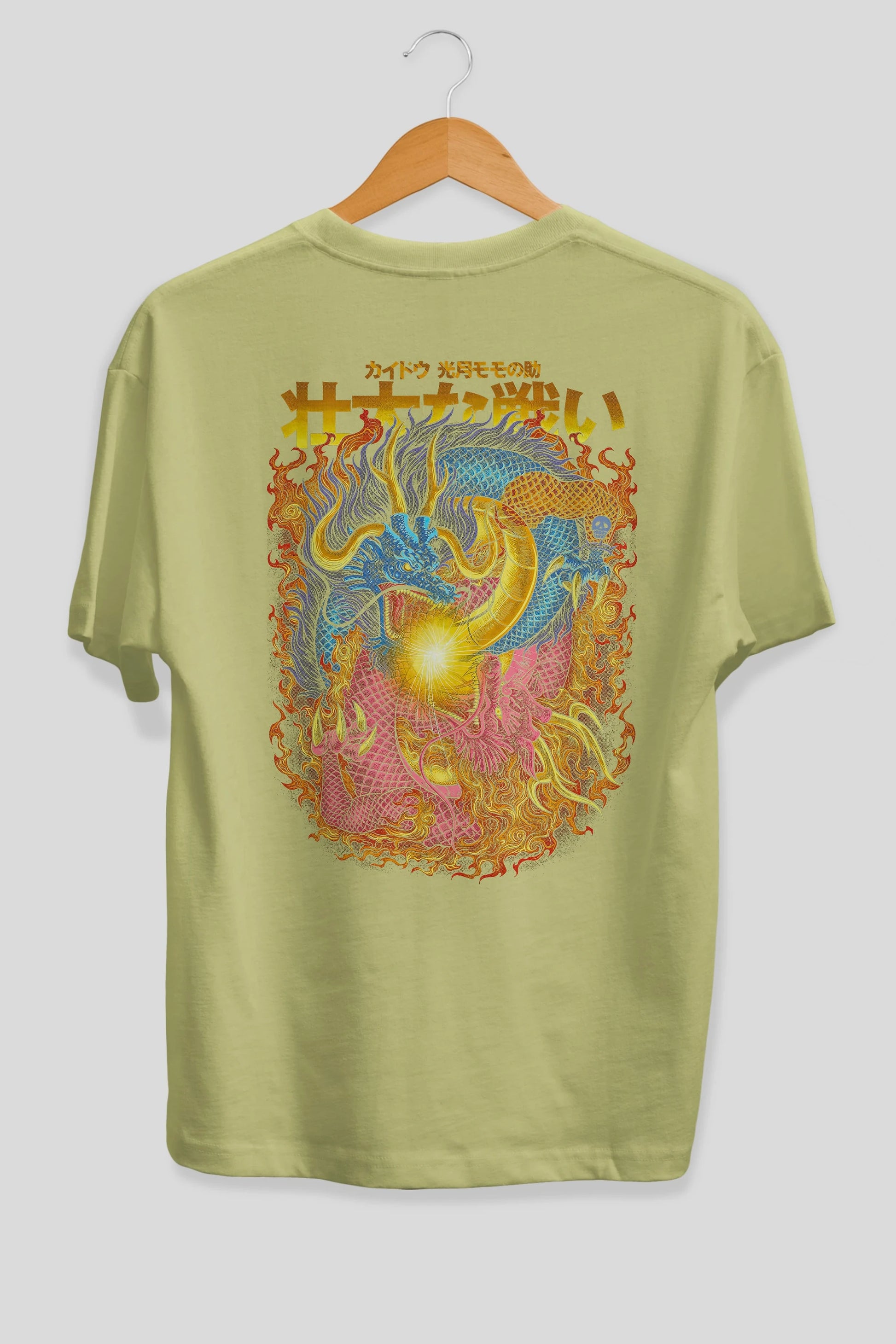 ONE PIECE (4) Anime Arka Baskılı Oversize t-shirt Erkek Kadın Unisex