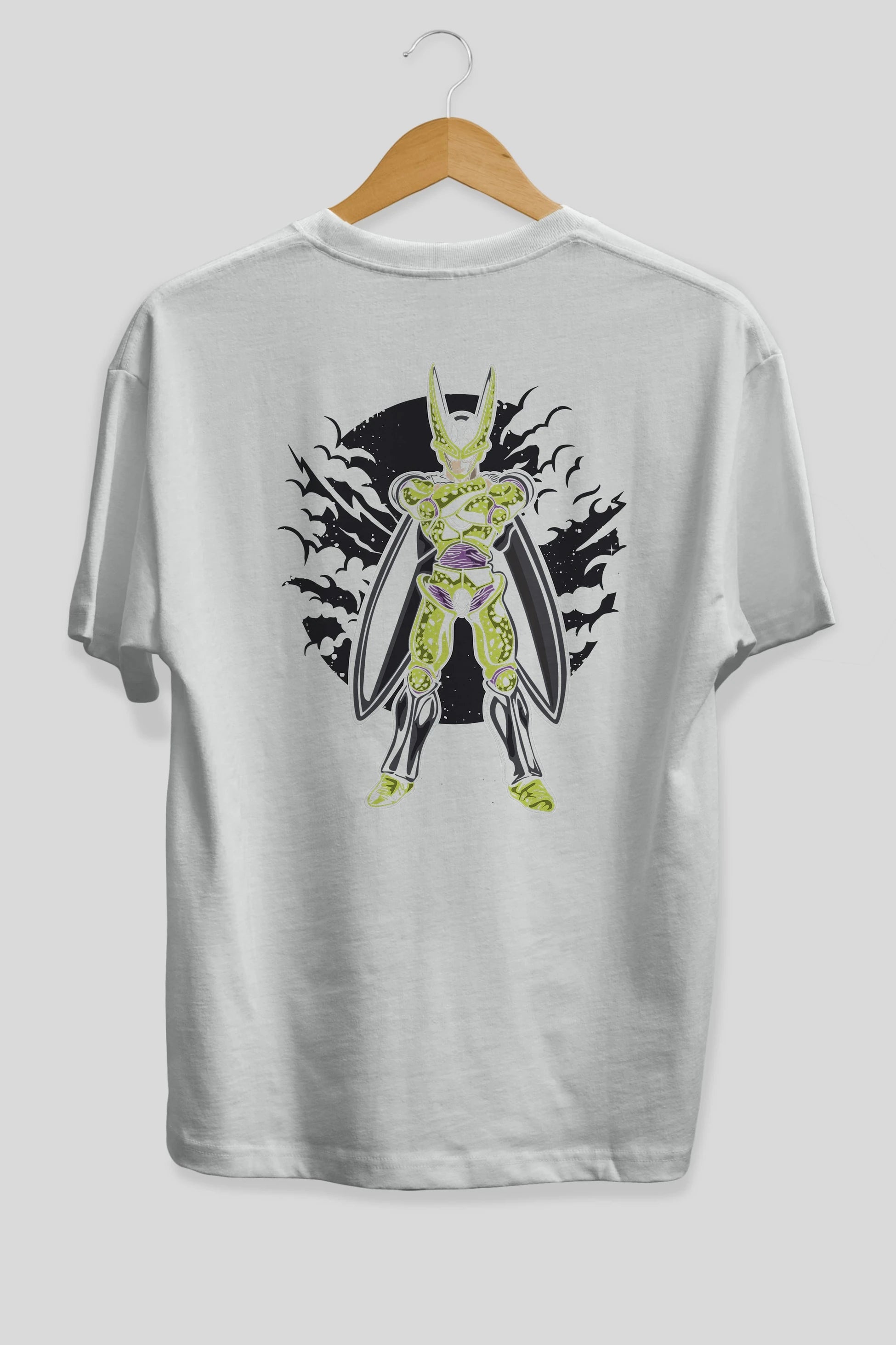 CELL Arka Baskılı Oversize t-shirt Erkek Kadın Unisex %100 Pamuk