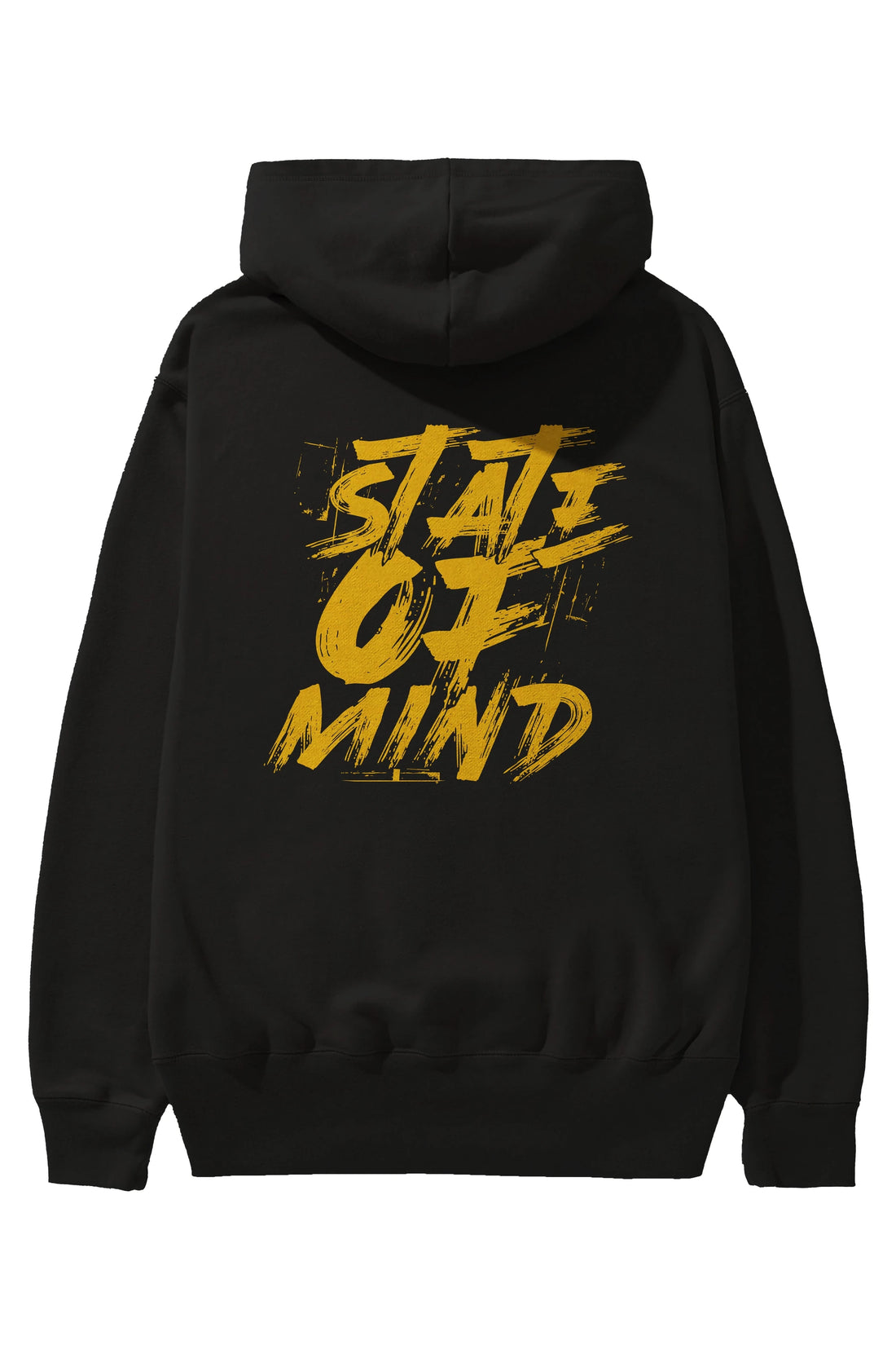 State on Mind Arka Baskılı Hoodie Oversize Kapüşonlu Sweatshirt Erkek Kadın Unisex