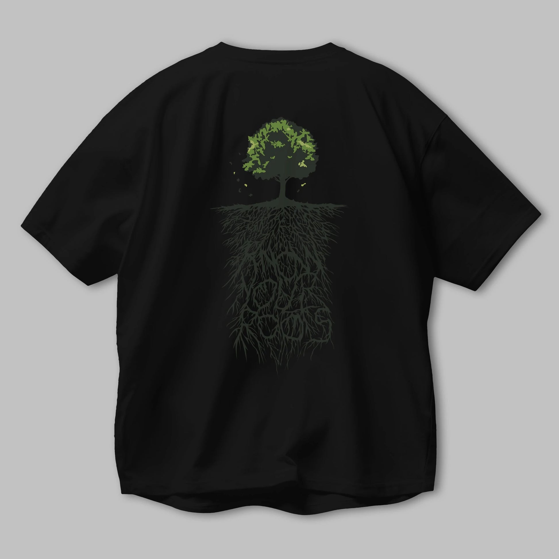 Know Your Roots Arka Baskılı Oversize t-shirt %100 pamuk Erkek Kadın Unisex
