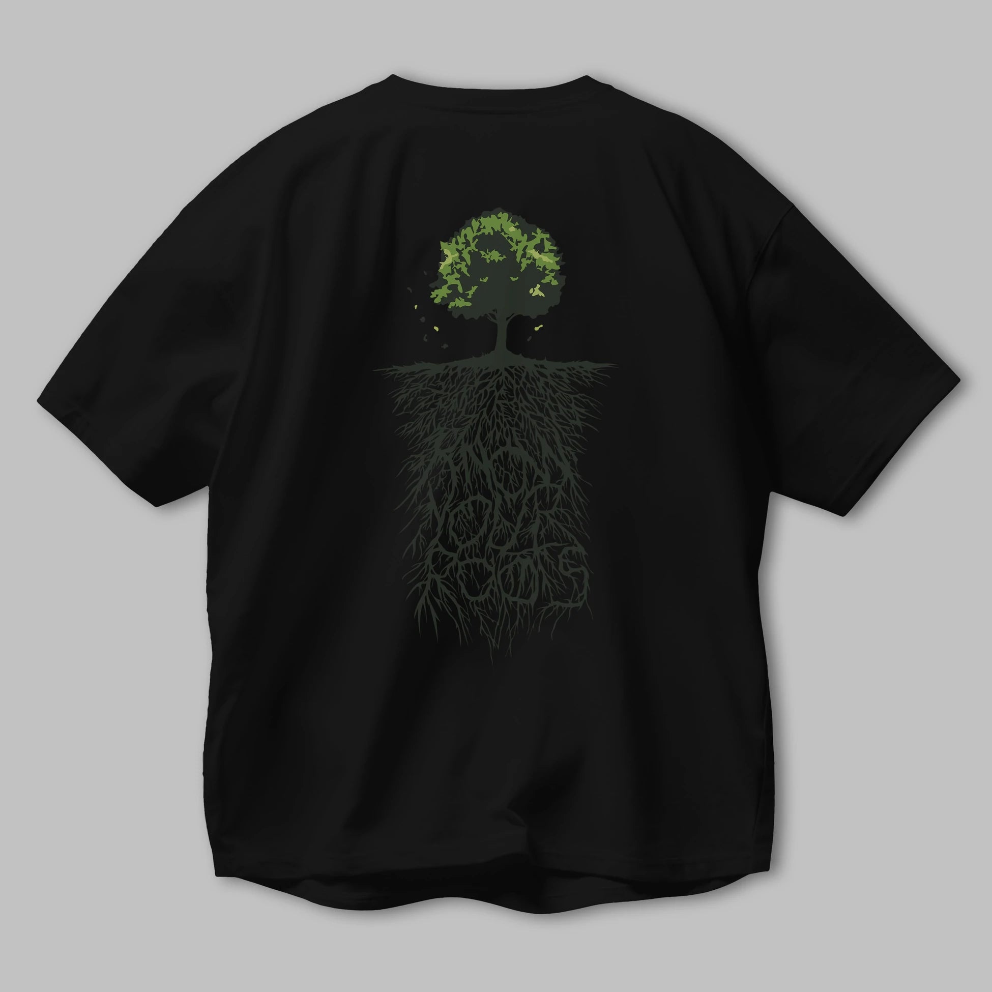 Know Your Roots Arka Baskılı Oversize t-shirt %100 pamuk Erkek Kadın Unisex